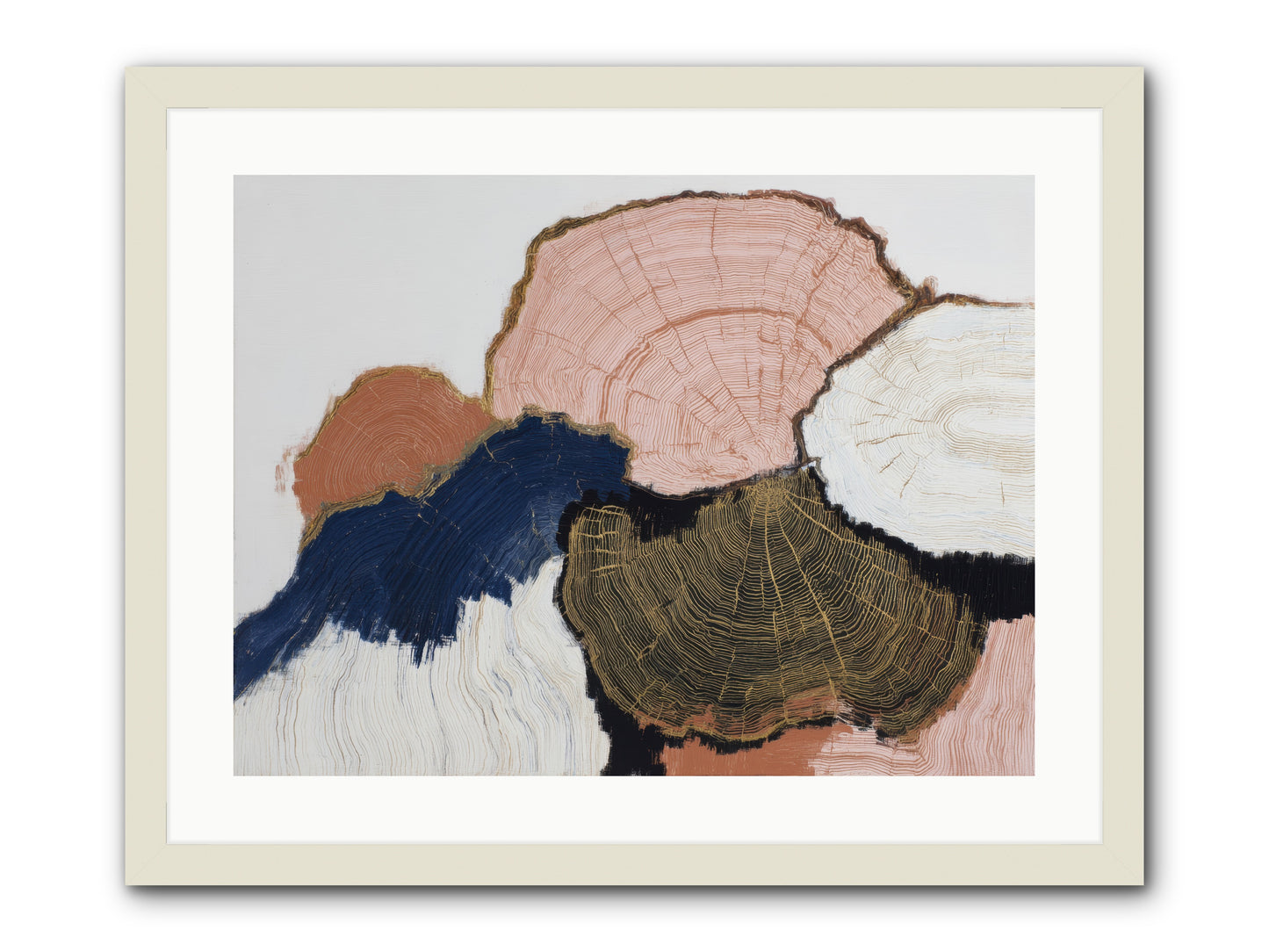Fade -- Framed Print - White 24x18