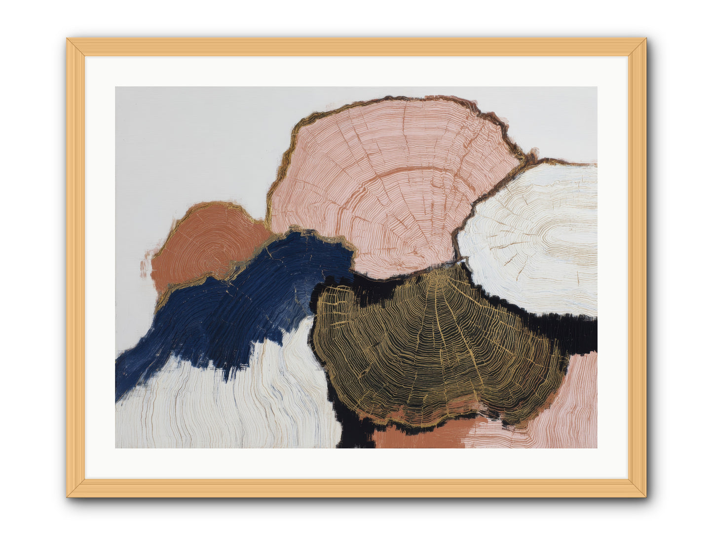 Fade -- Framed Print - Natural 32x24