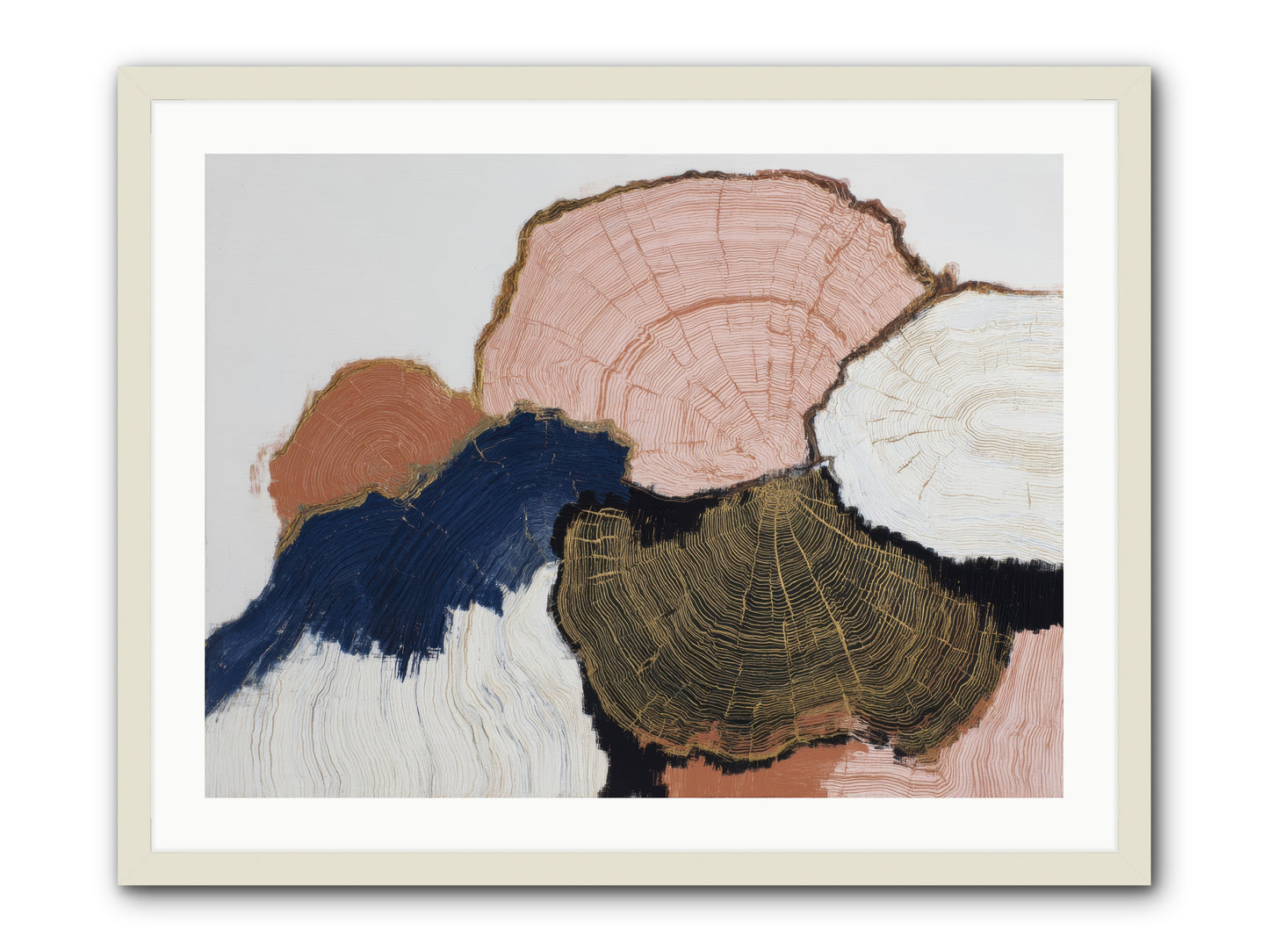 Fade -- Framed Print - White 32x24