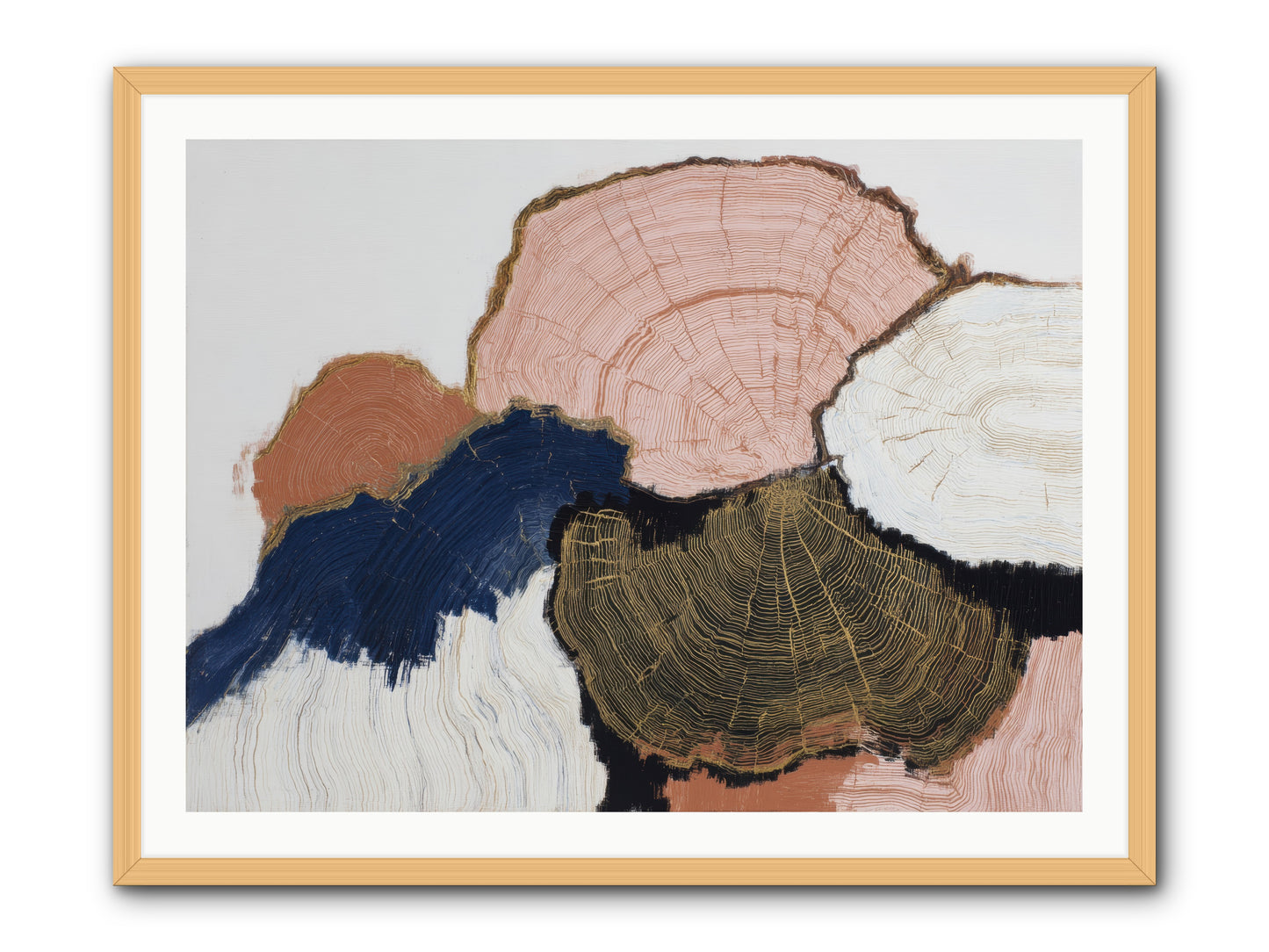 Fade -- Framed Print - Natural 40x30