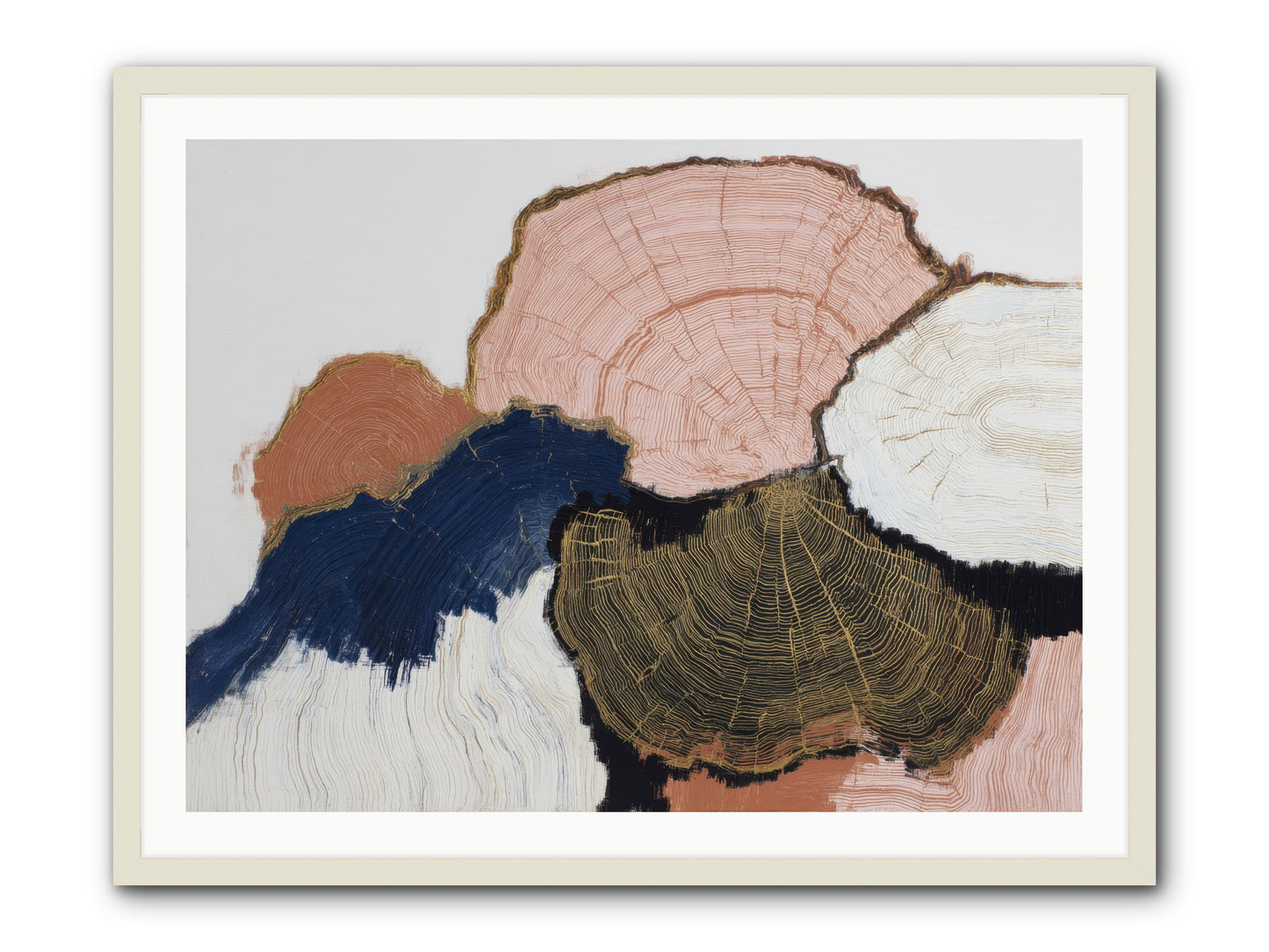 Fade -- Framed Print - White 40x30