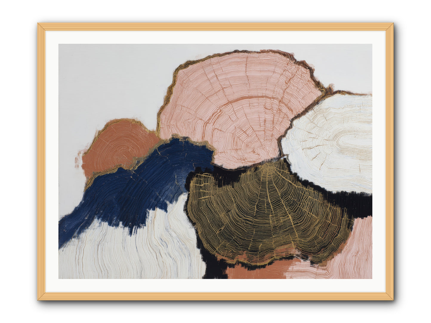 Fade -- Framed Print - Natural 48x36