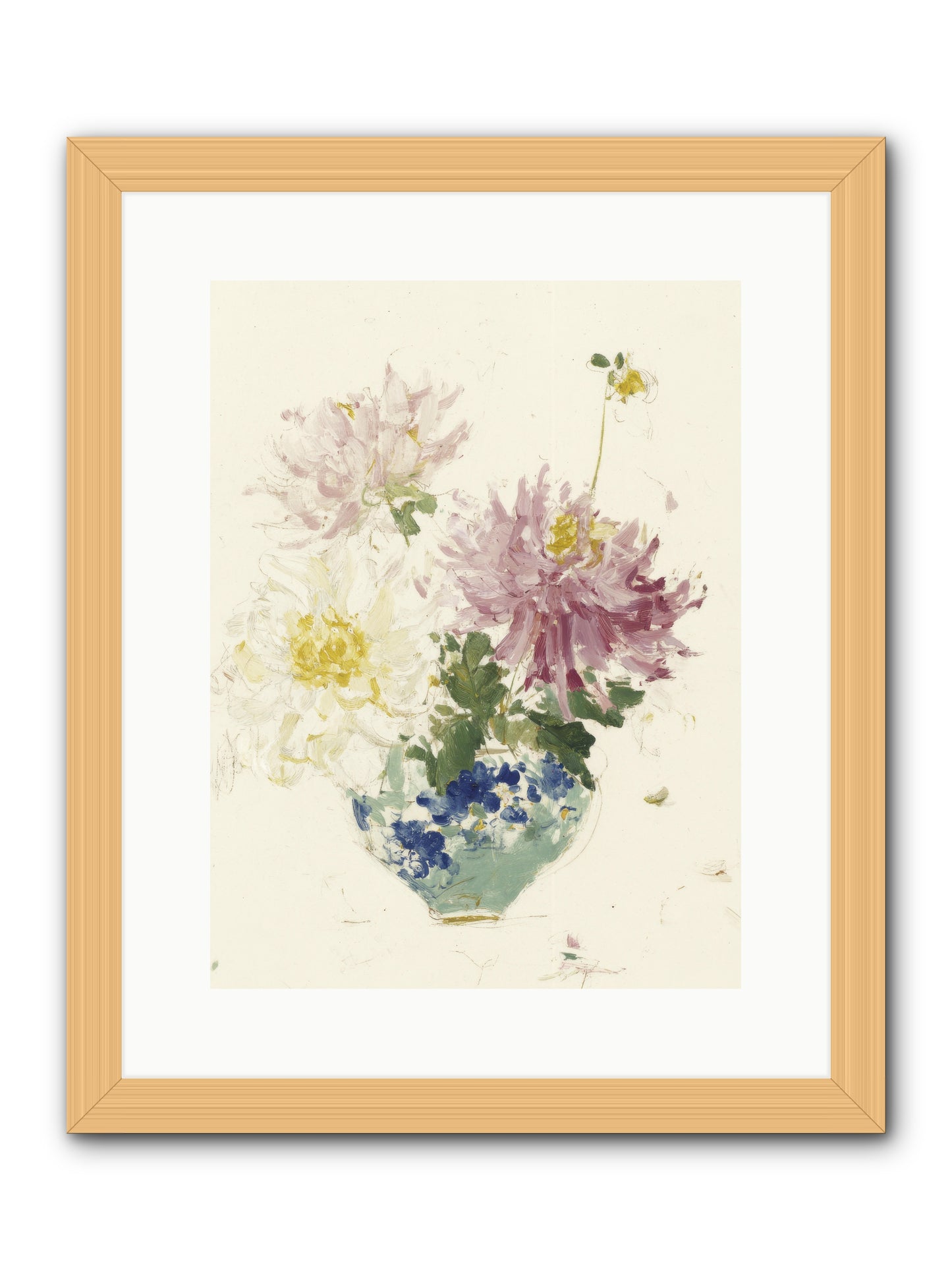 Fading Softly -- Framed Print - Natural 12x16