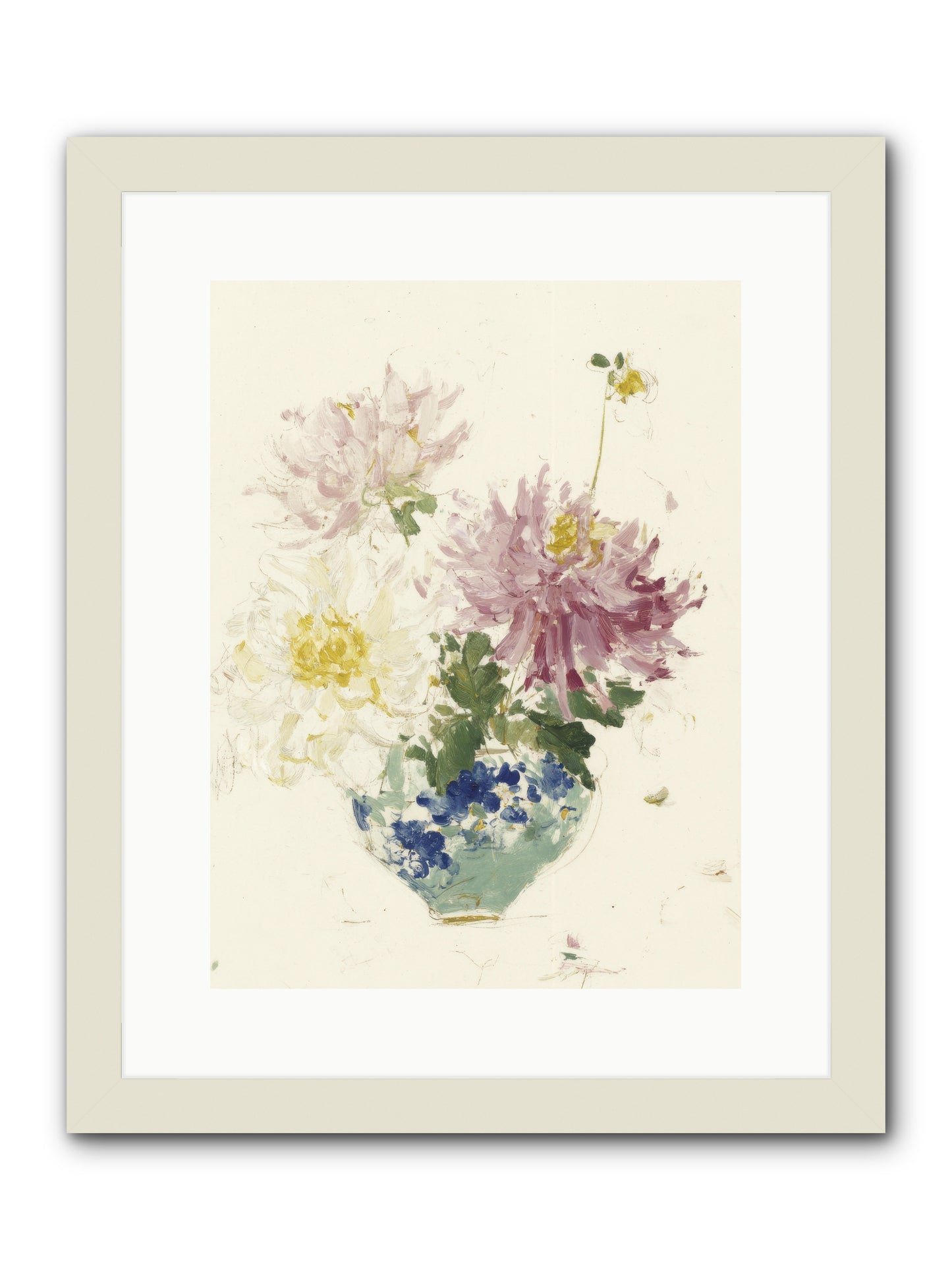 Fading Softly -- Framed Print - White 12x16