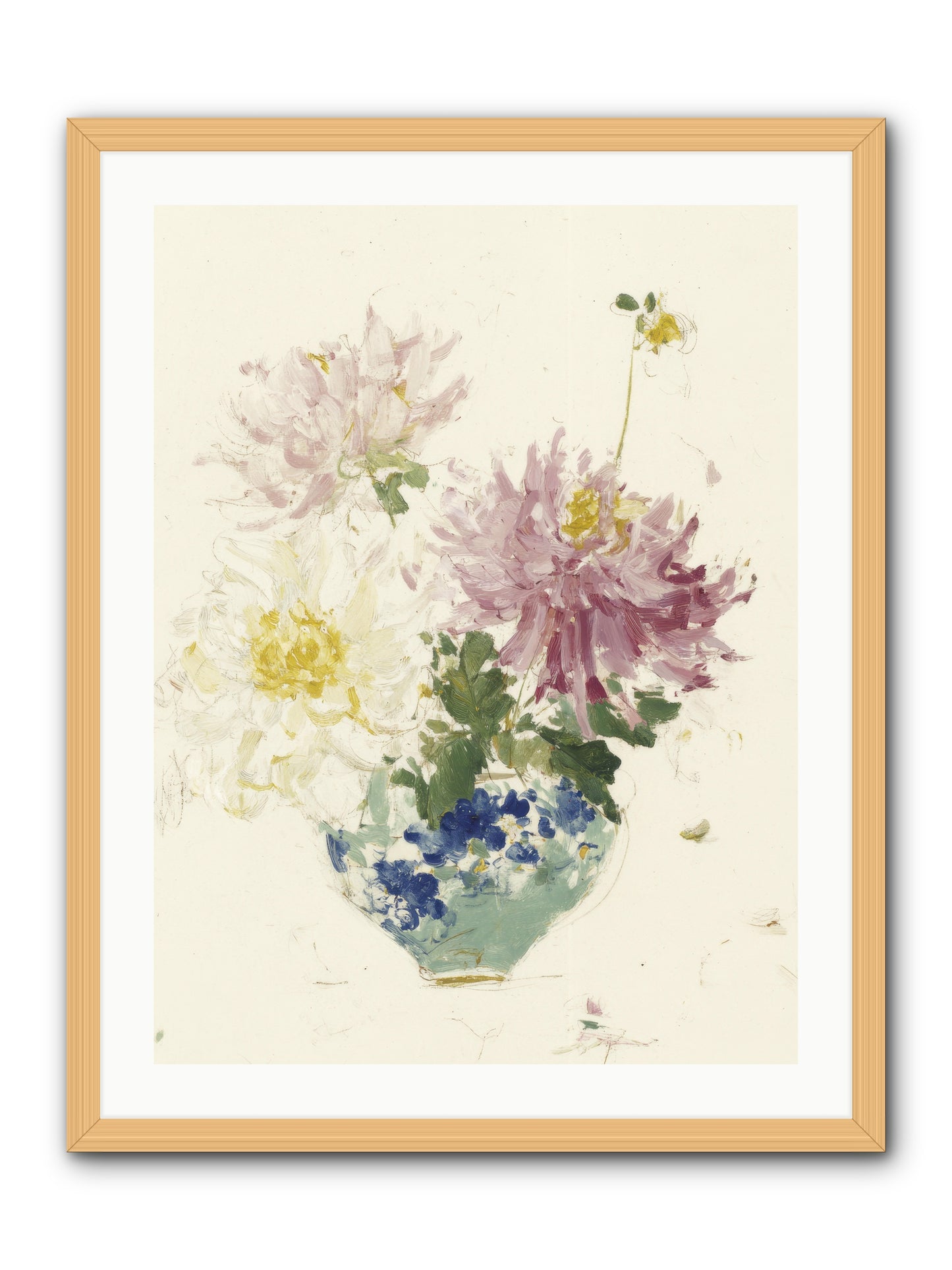 Fading Softly -- Framed Print - Natural 24x32