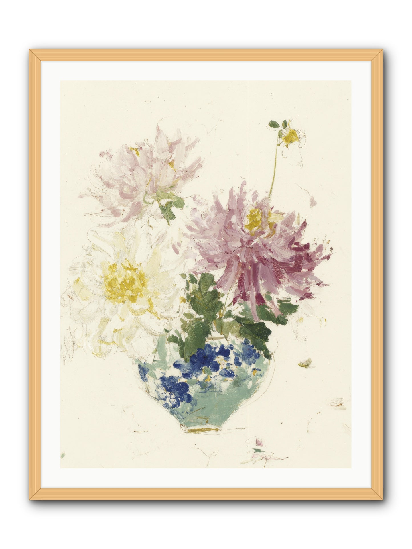 Fading Softly -- Framed Print - Natural 30x40