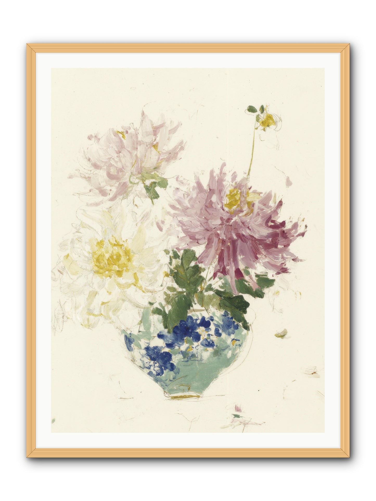 Fading Softly -- Framed Print - Natural 36x48