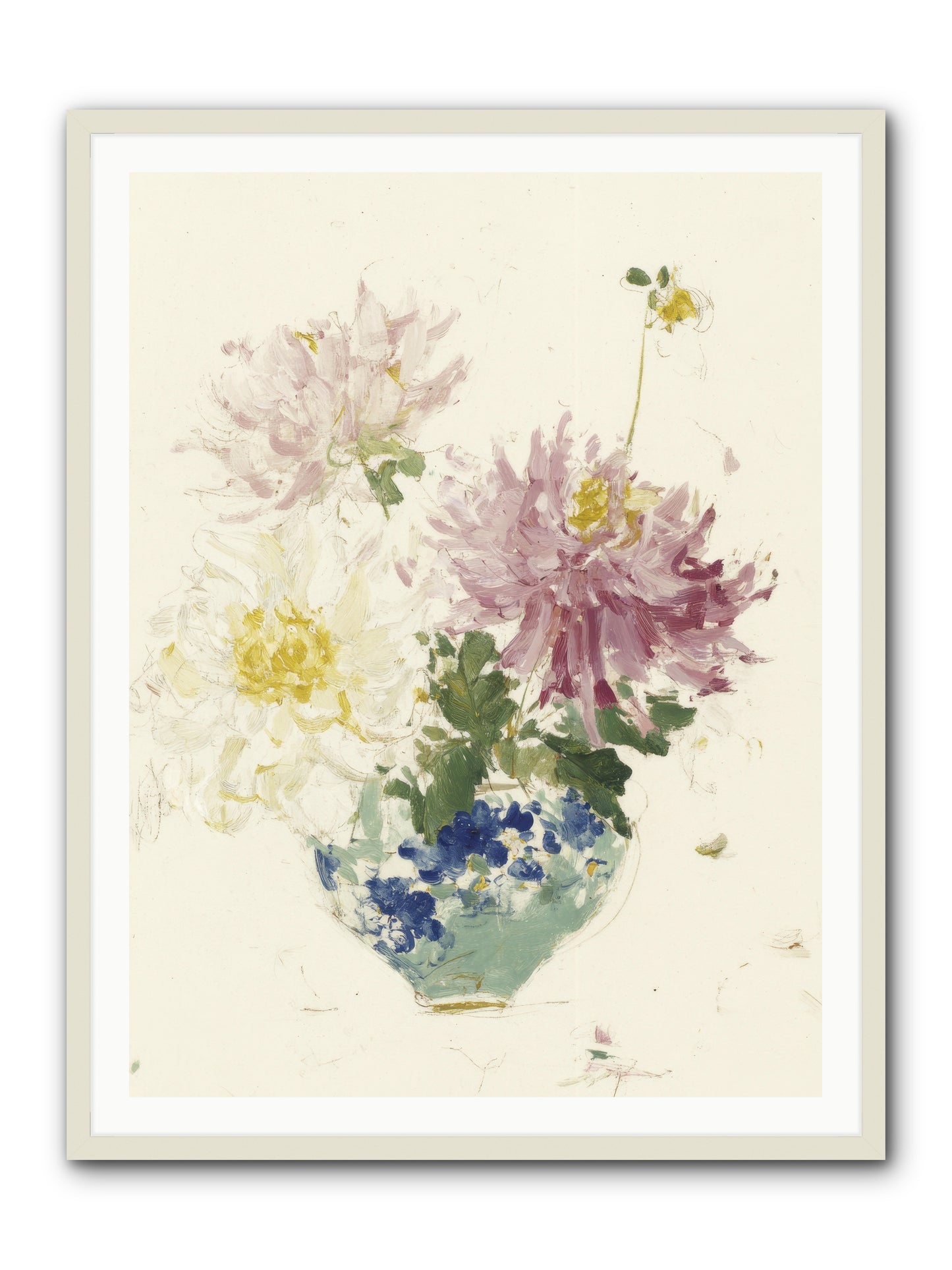 Fading Softly -- Framed Print - White 36x48