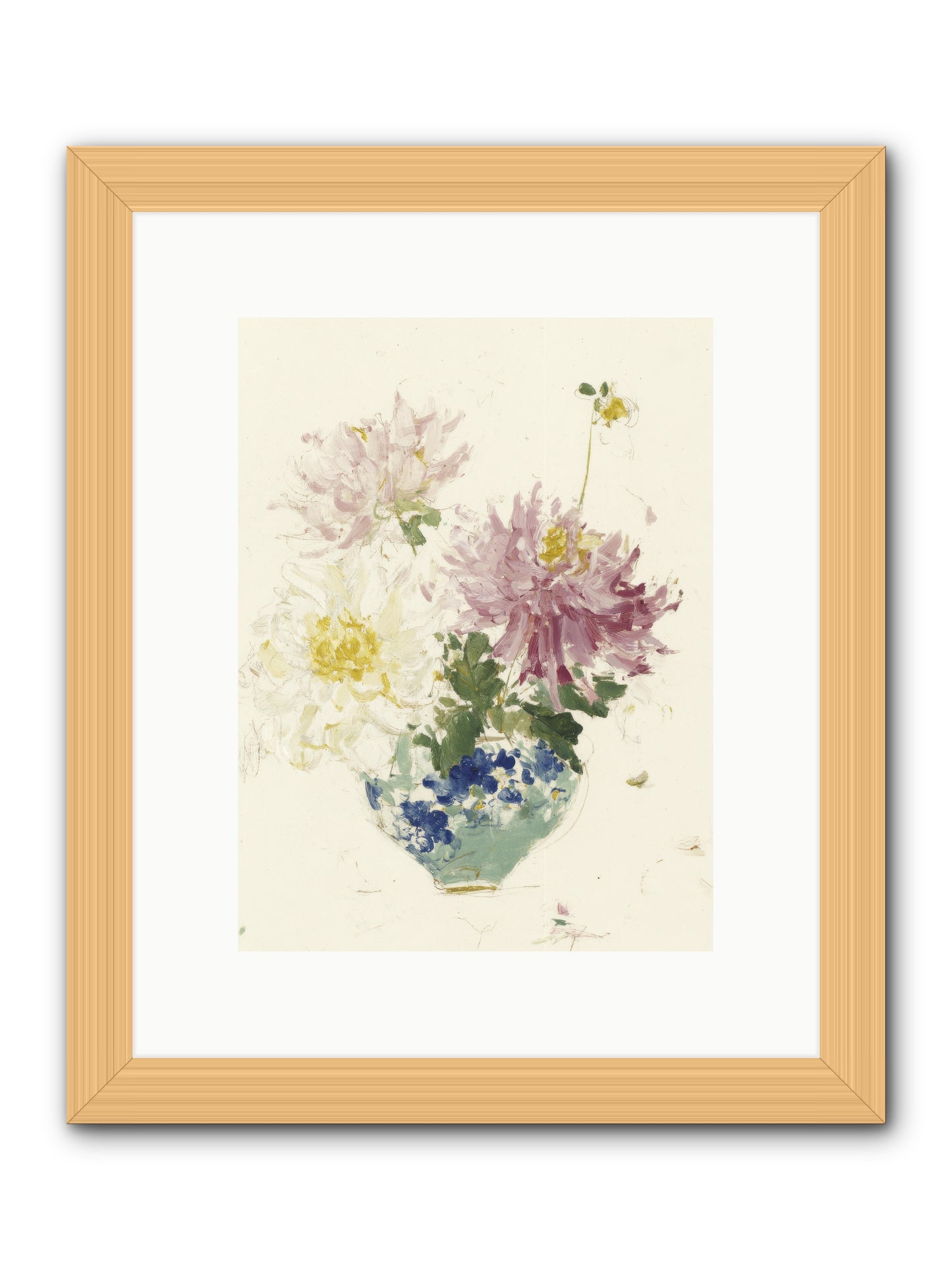 Fading Softly -- Framed Print - Natural 9x12