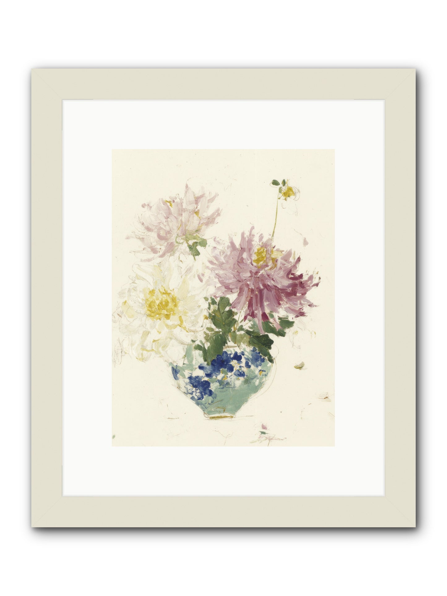 Fading Softly -- Framed Print - White 9x12
