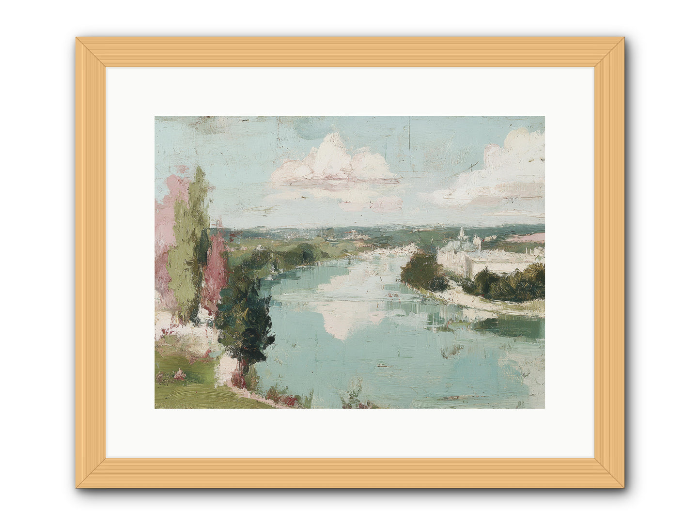 Fading into Distance -- Framed Print - Natural 16x12