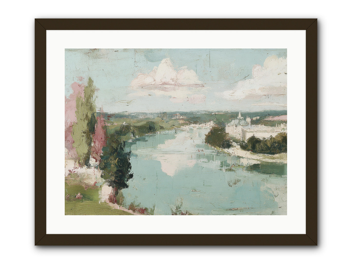 Fading into Distance -- Framed Print - Black 24x18