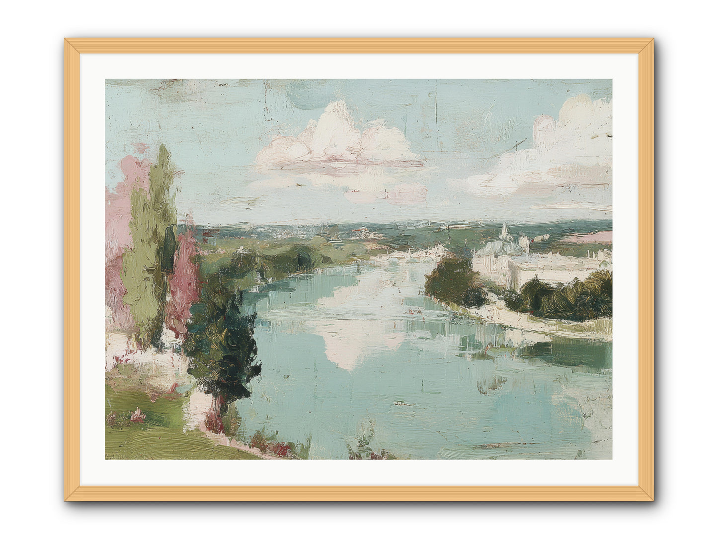 Fading into Distance -- Framed Print - Natural 40x30