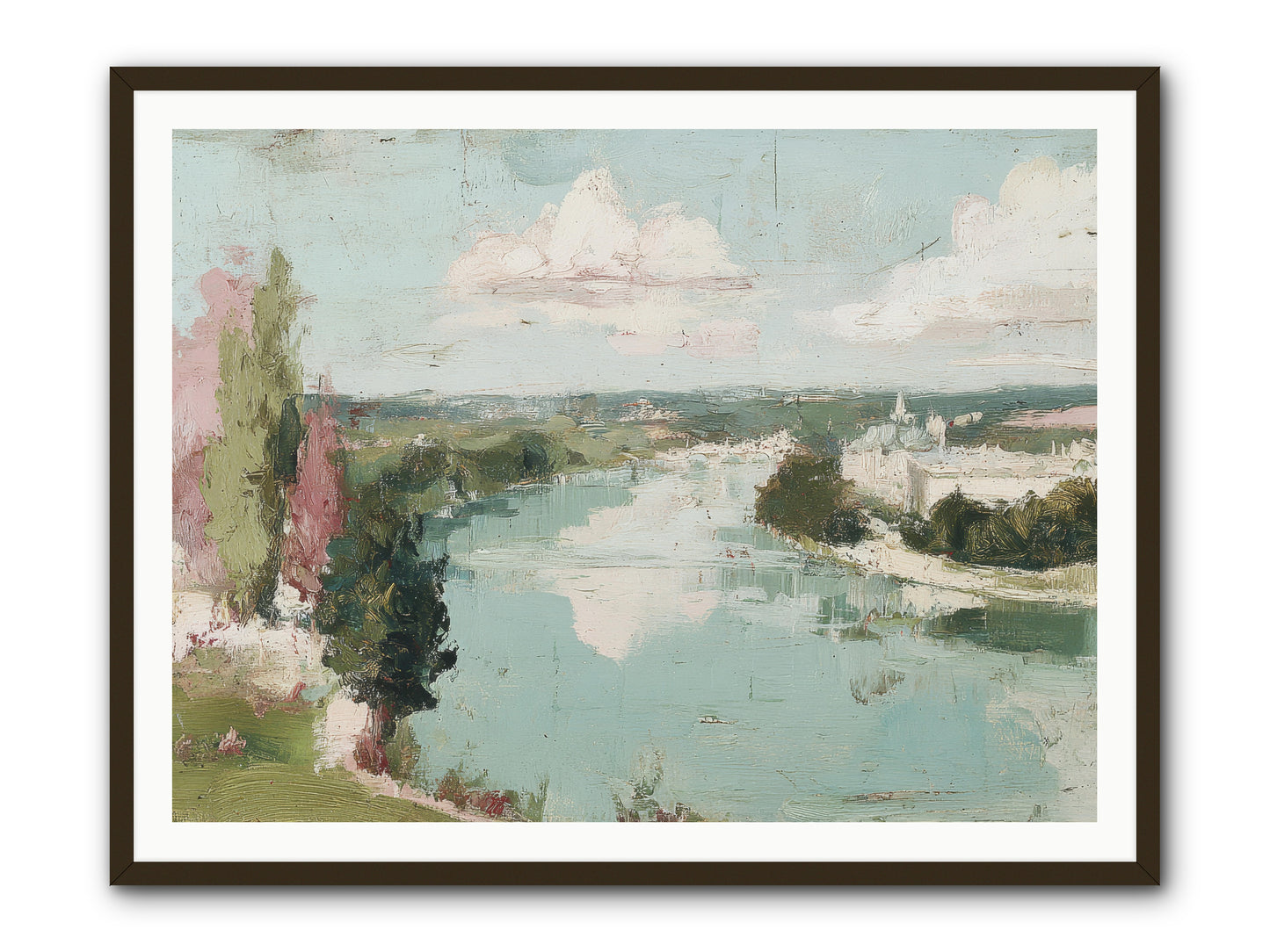Fading into Distance -- Framed Print - Black 48x36
