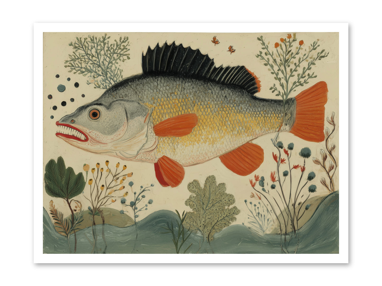 Fairy Tale Fins -- Paper Print 32x24