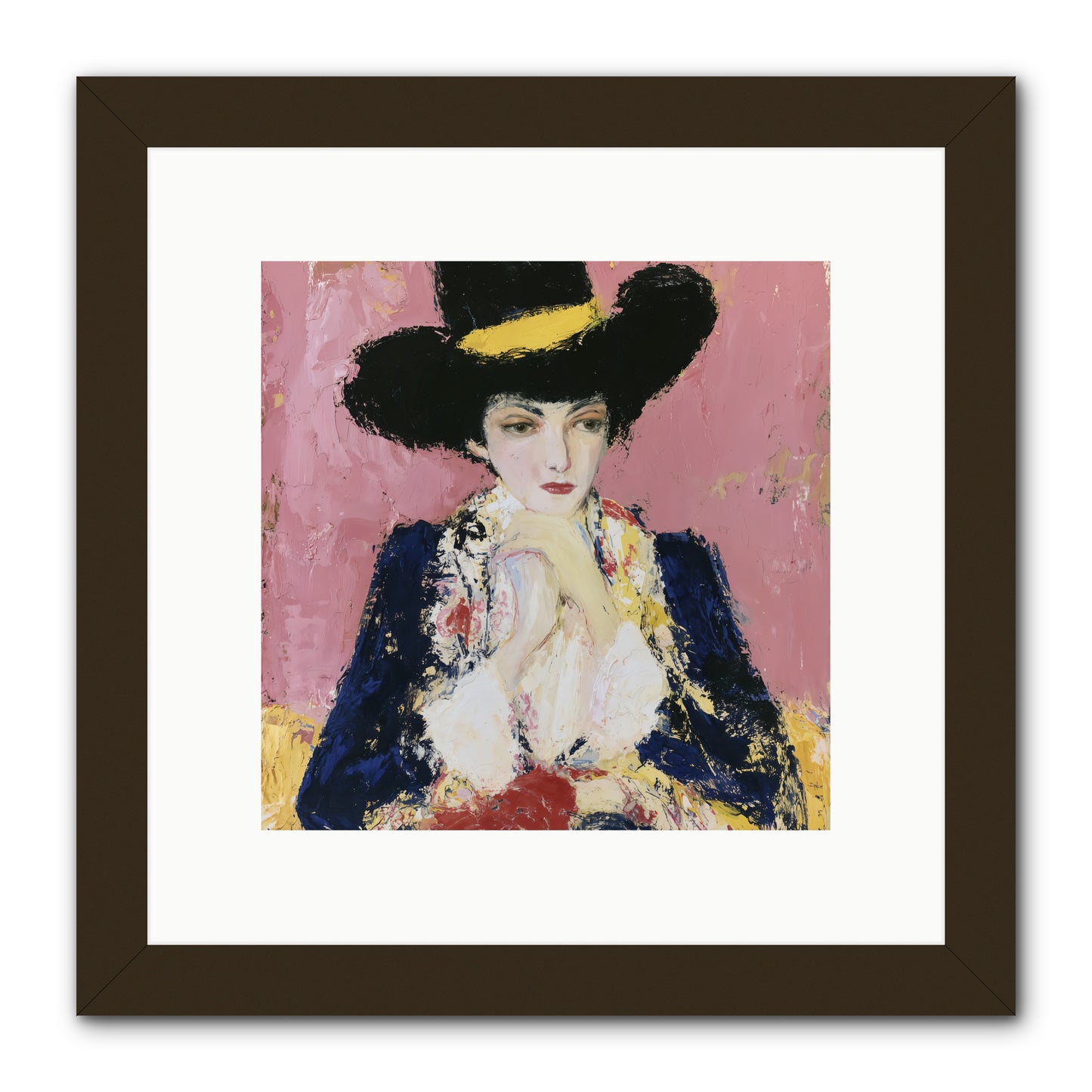 Faith Restored -- Framed Print - Black 10x10