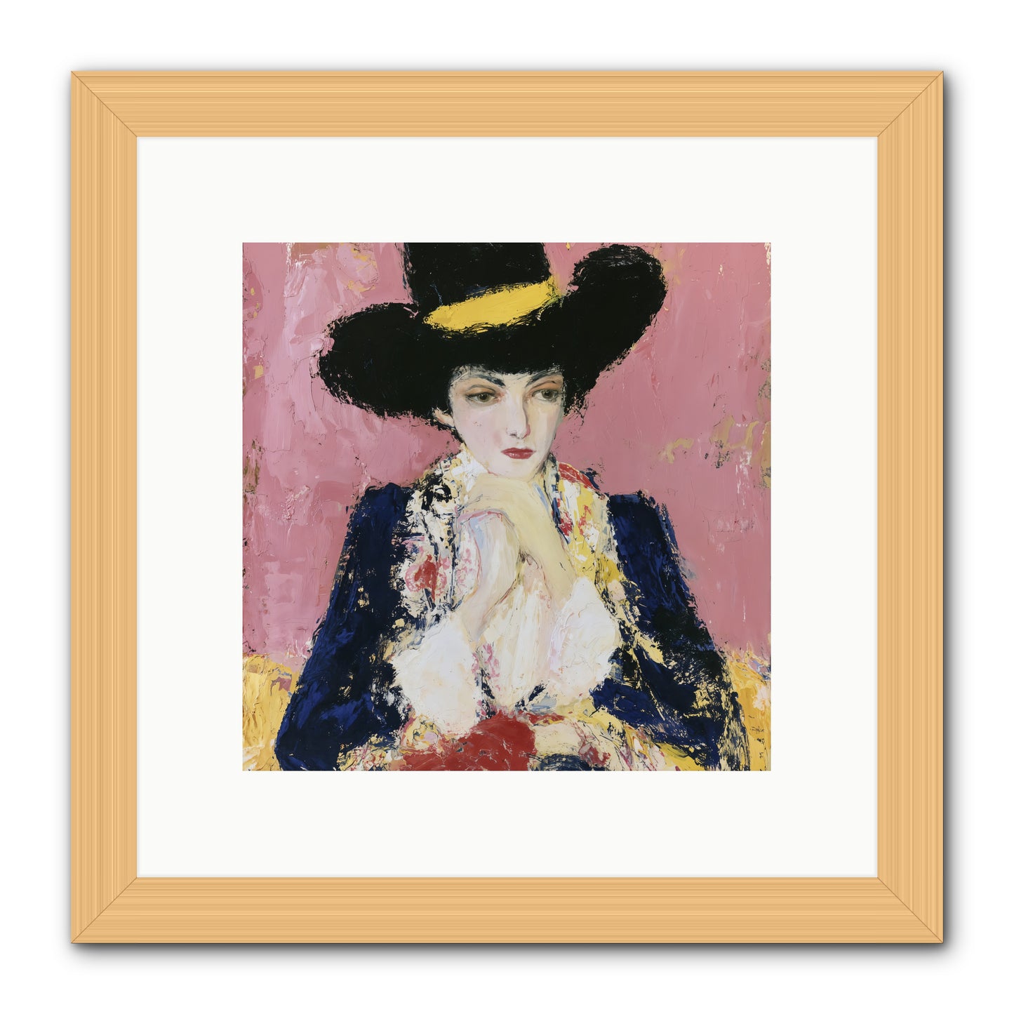 Faith Restored -- Framed Print - Natural 10x10