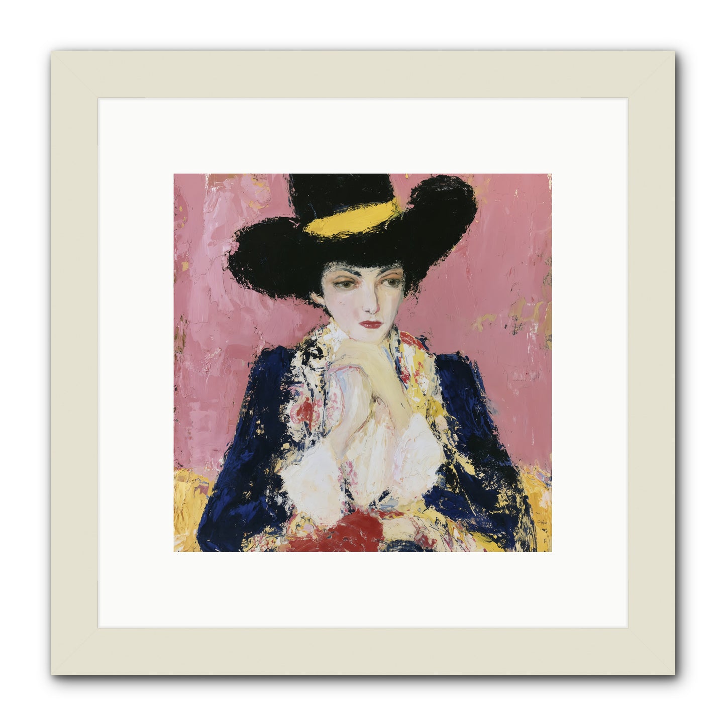 Faith Restored -- Framed Print - White 10x10