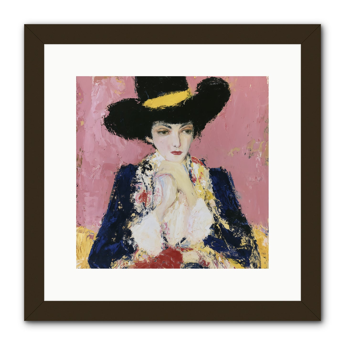 Faith Restored -- Framed Print - Black 12x12