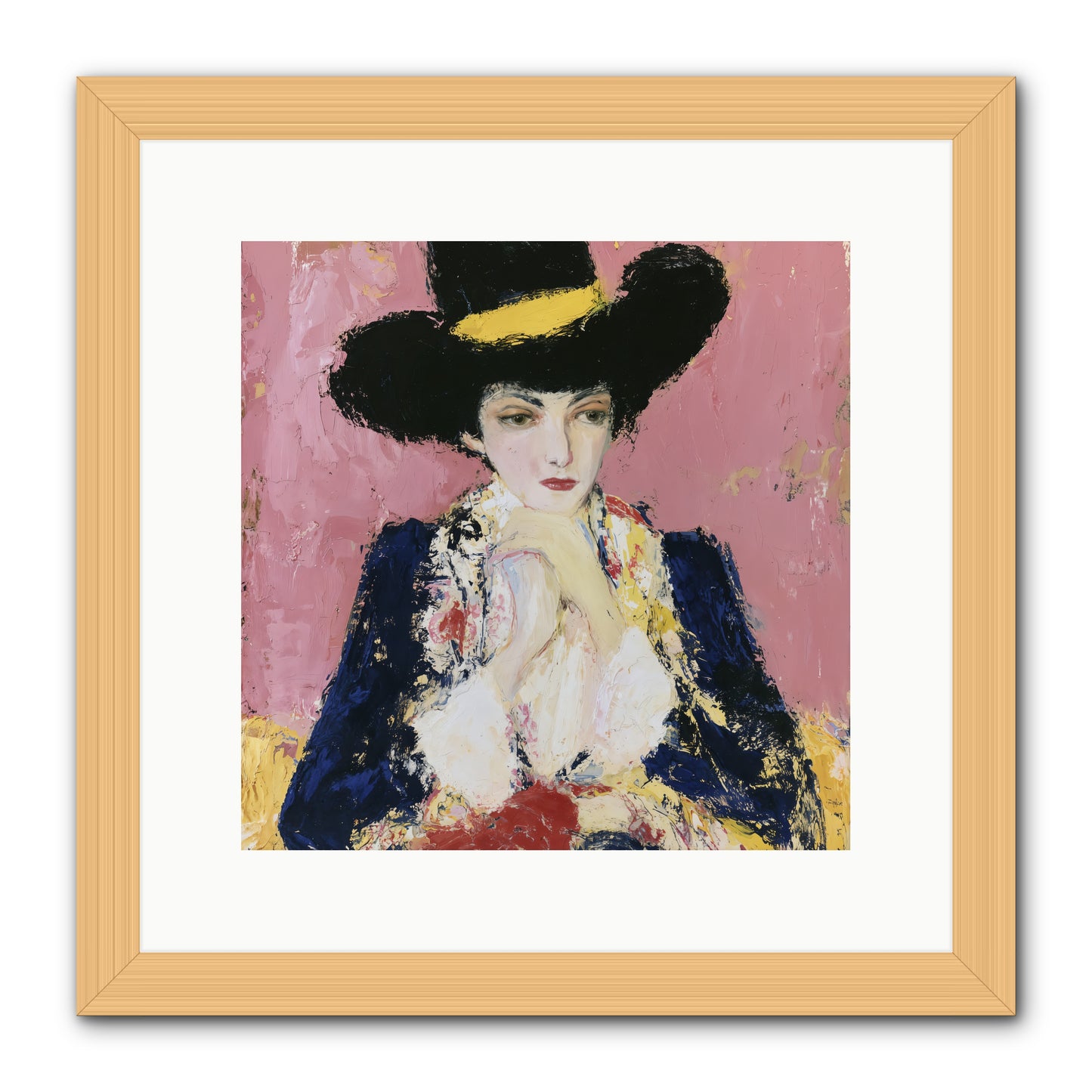 Faith Restored -- Framed Print - Natural 12x12