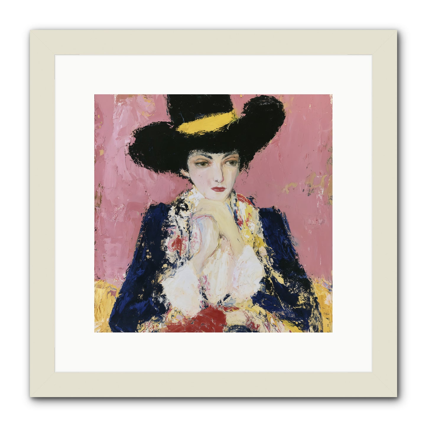 Faith Restored -- Framed Print - White 12x12