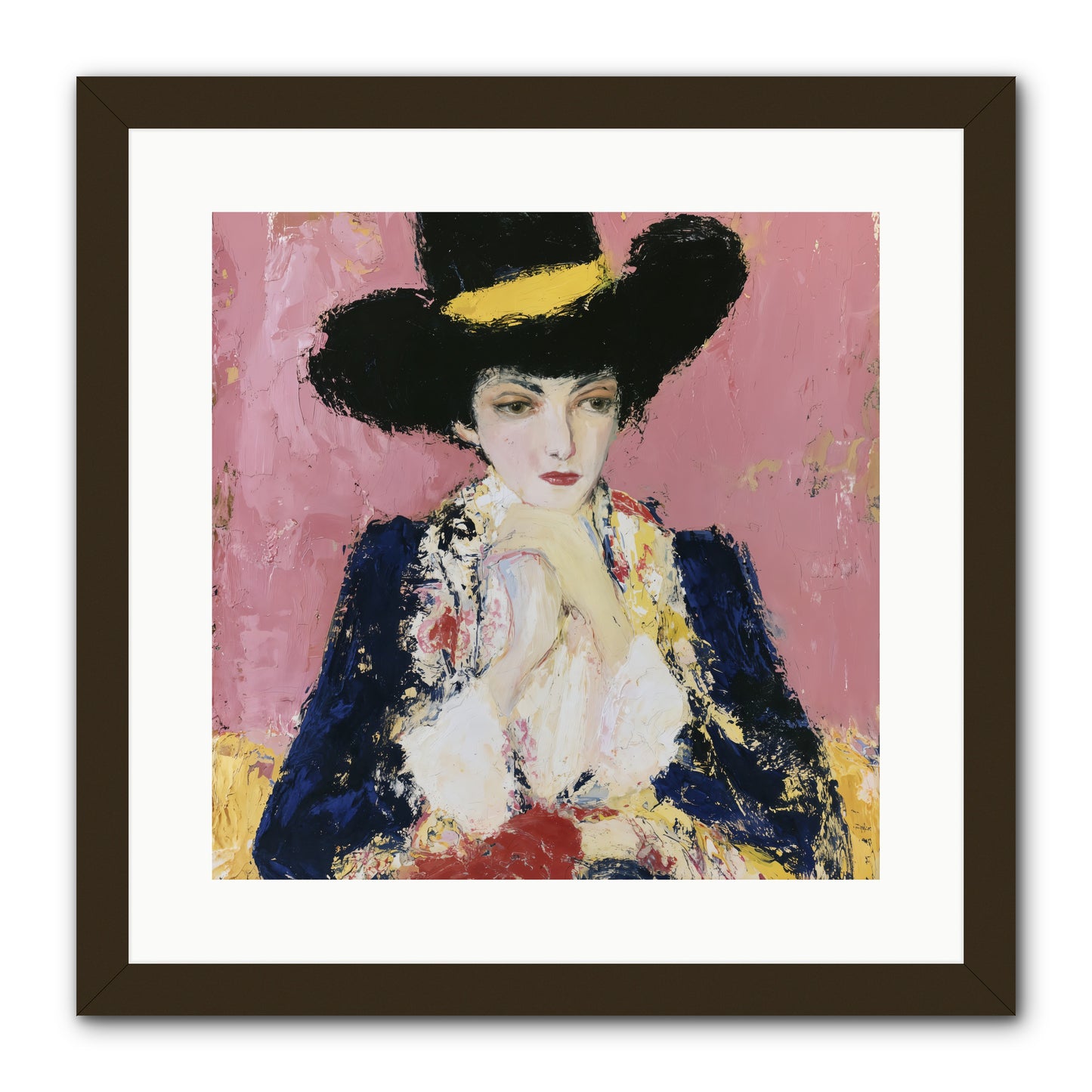 Faith Restored -- Framed Print - Black 16x16