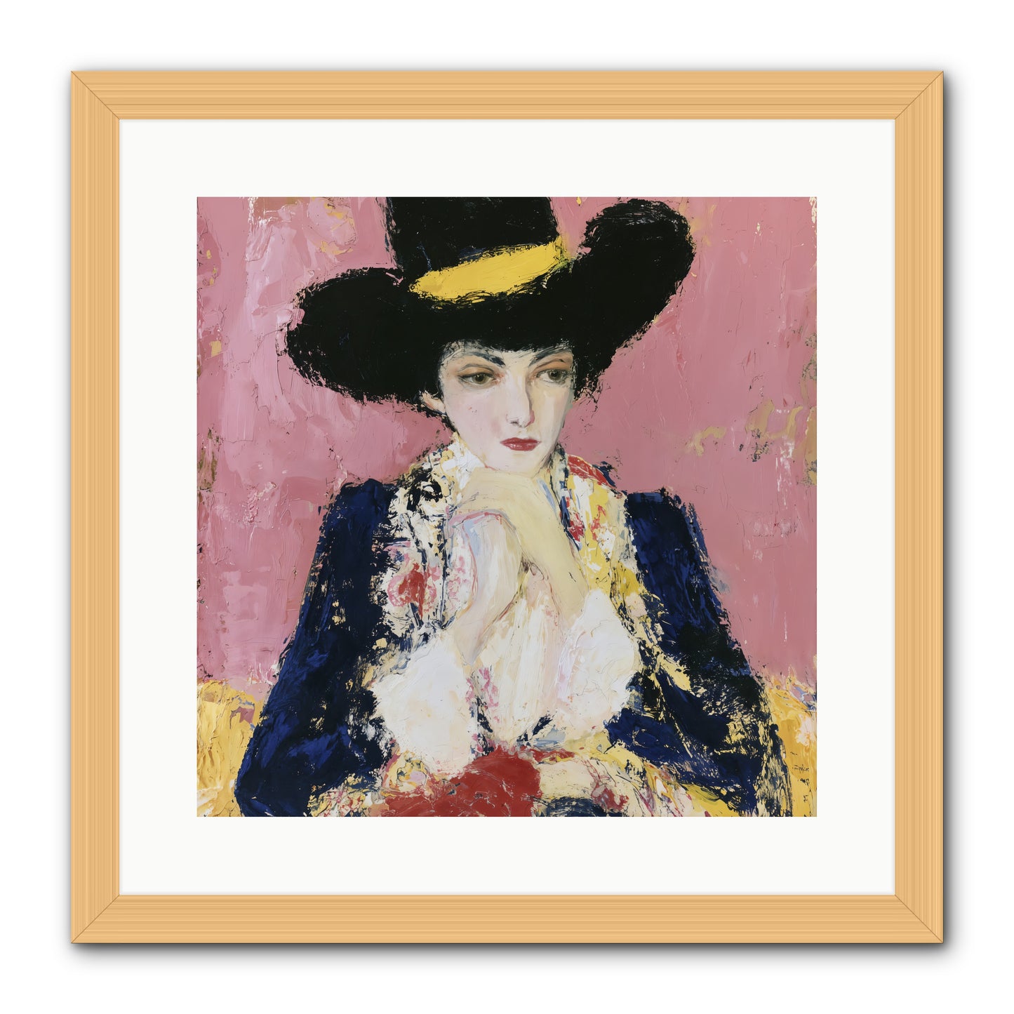 Faith Restored -- Framed Print - Natural 16x16