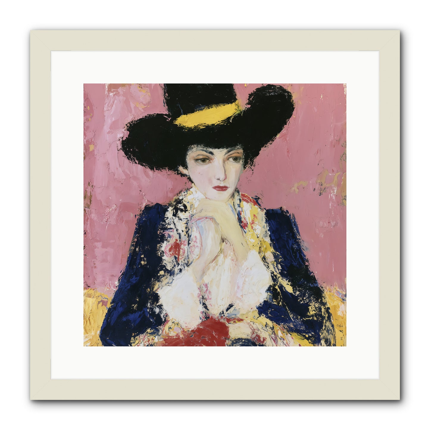 Faith Restored -- Framed Print - White 16x16
