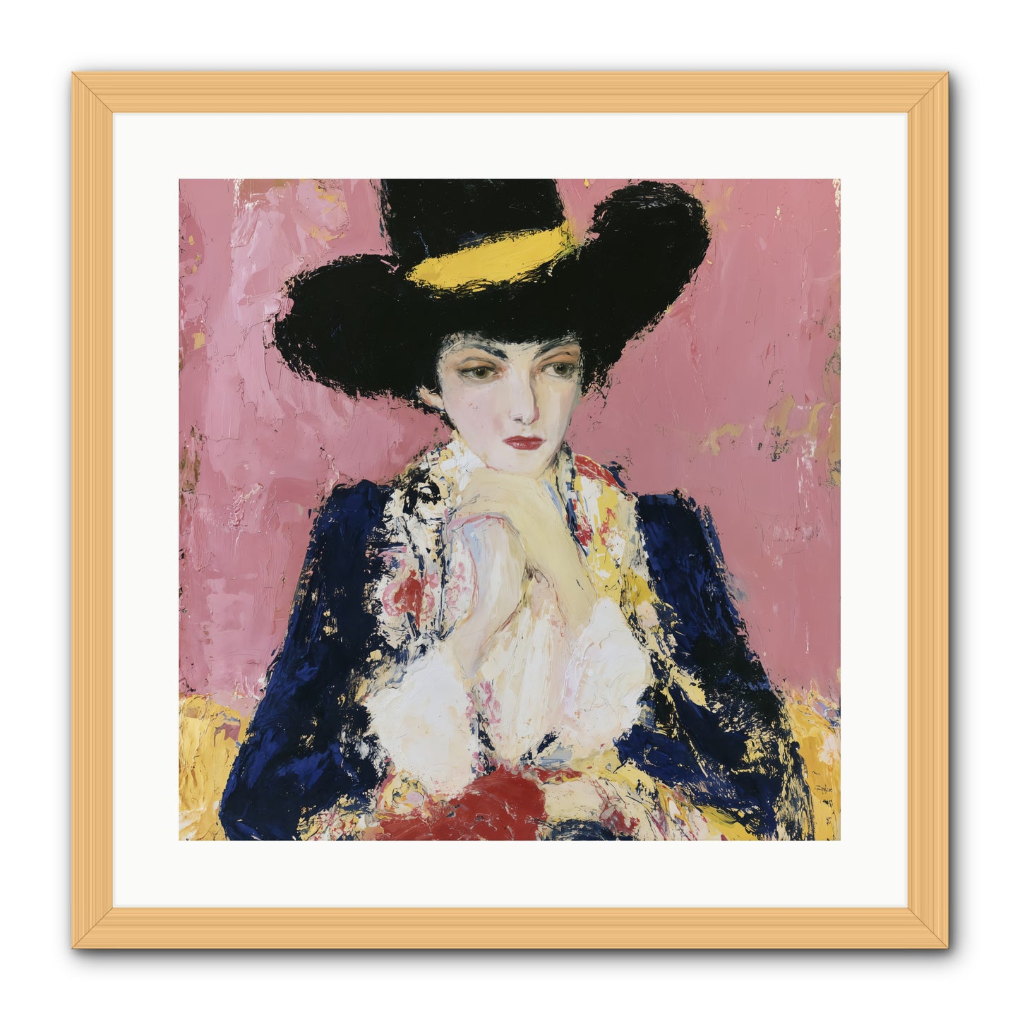 Faith Restored -- Framed Print - Natural 20x20