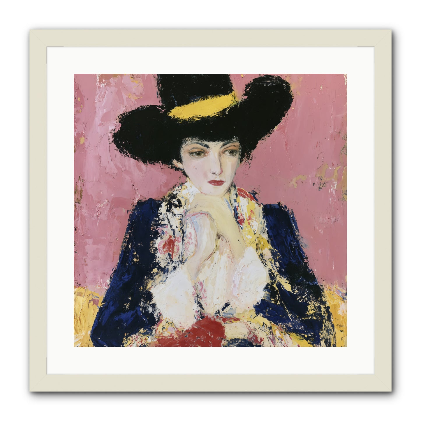 Faith Restored -- Framed Print - White 20x20