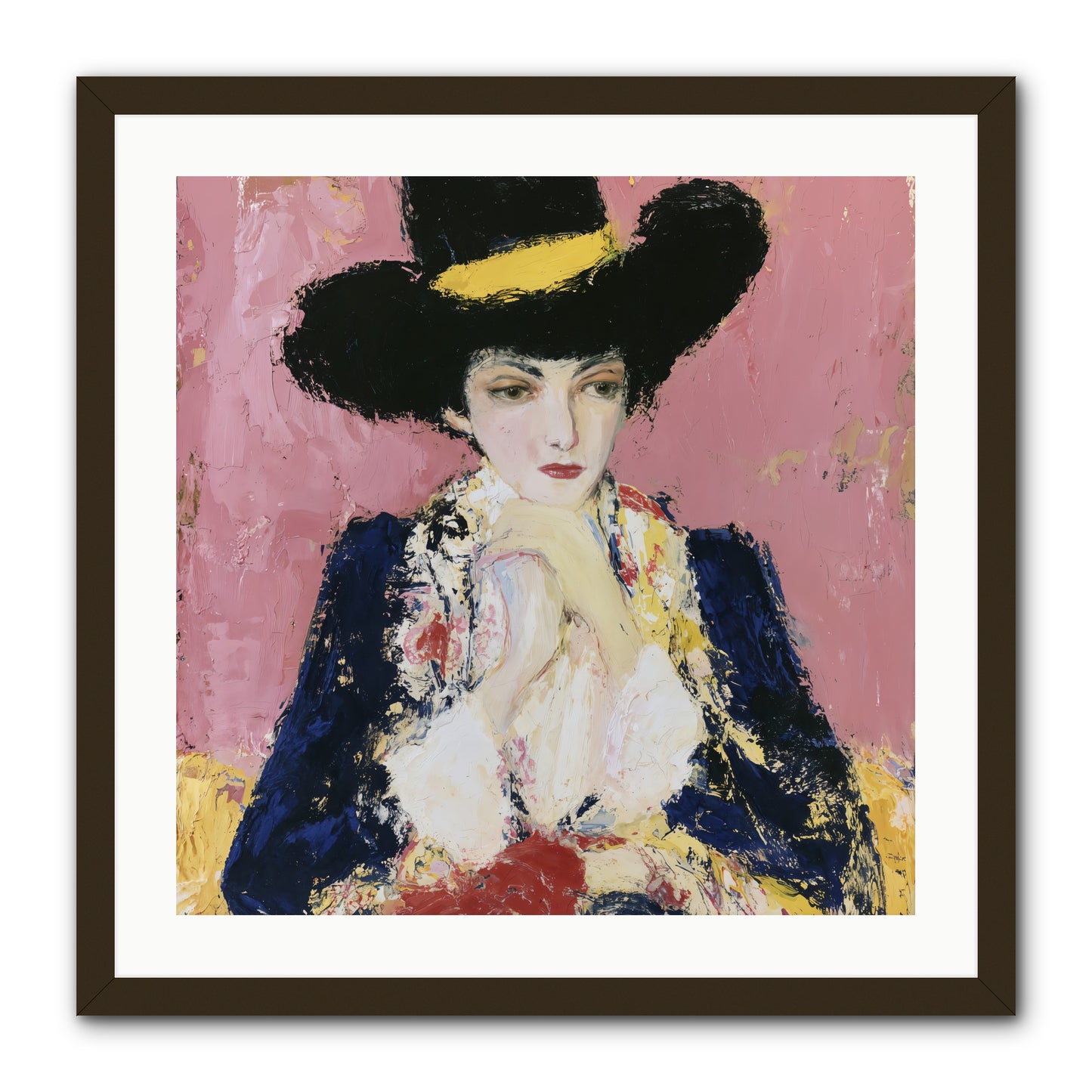 Faith Restored -- Framed Print - Black 24x24