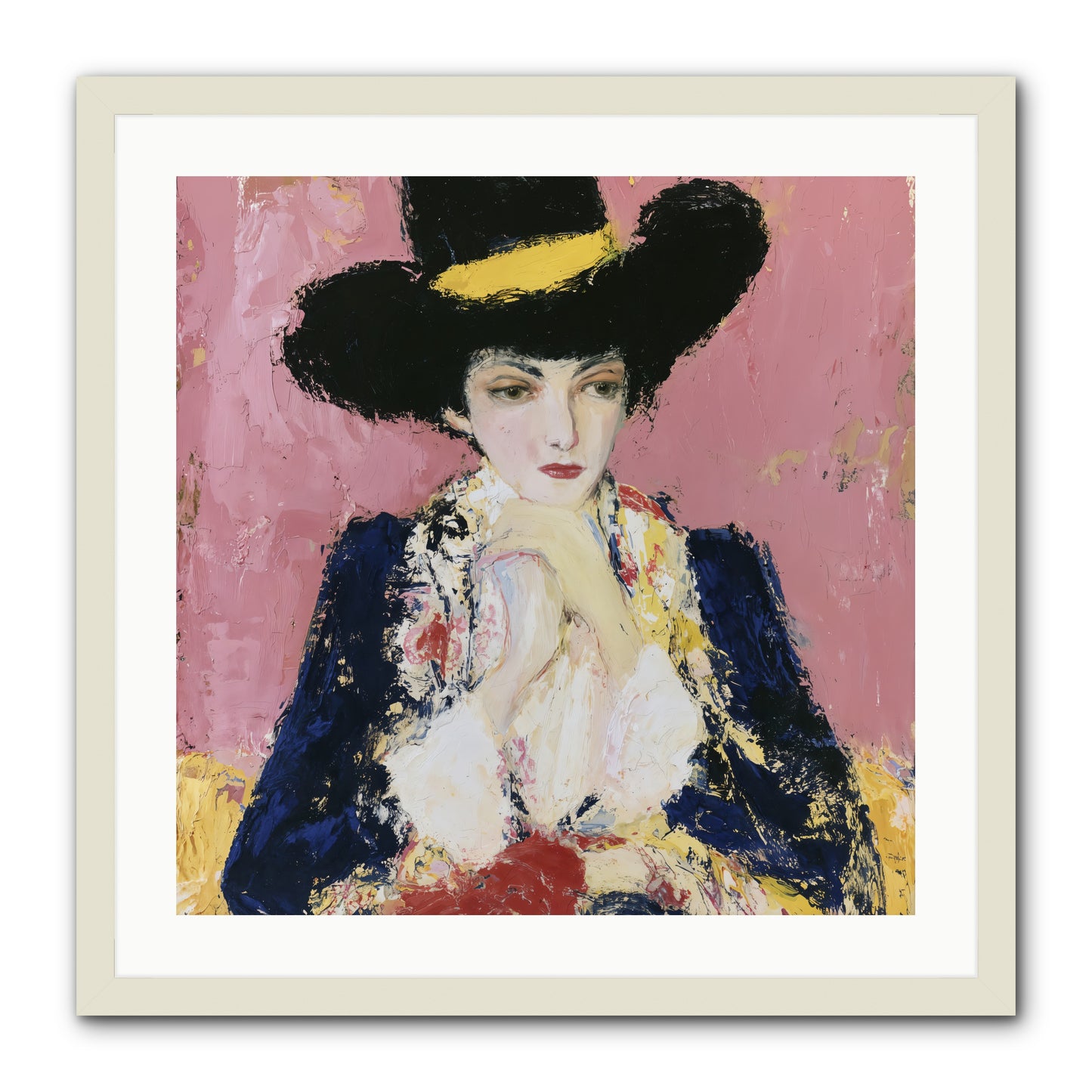 Faith Restored -- Framed Print - White 24x24