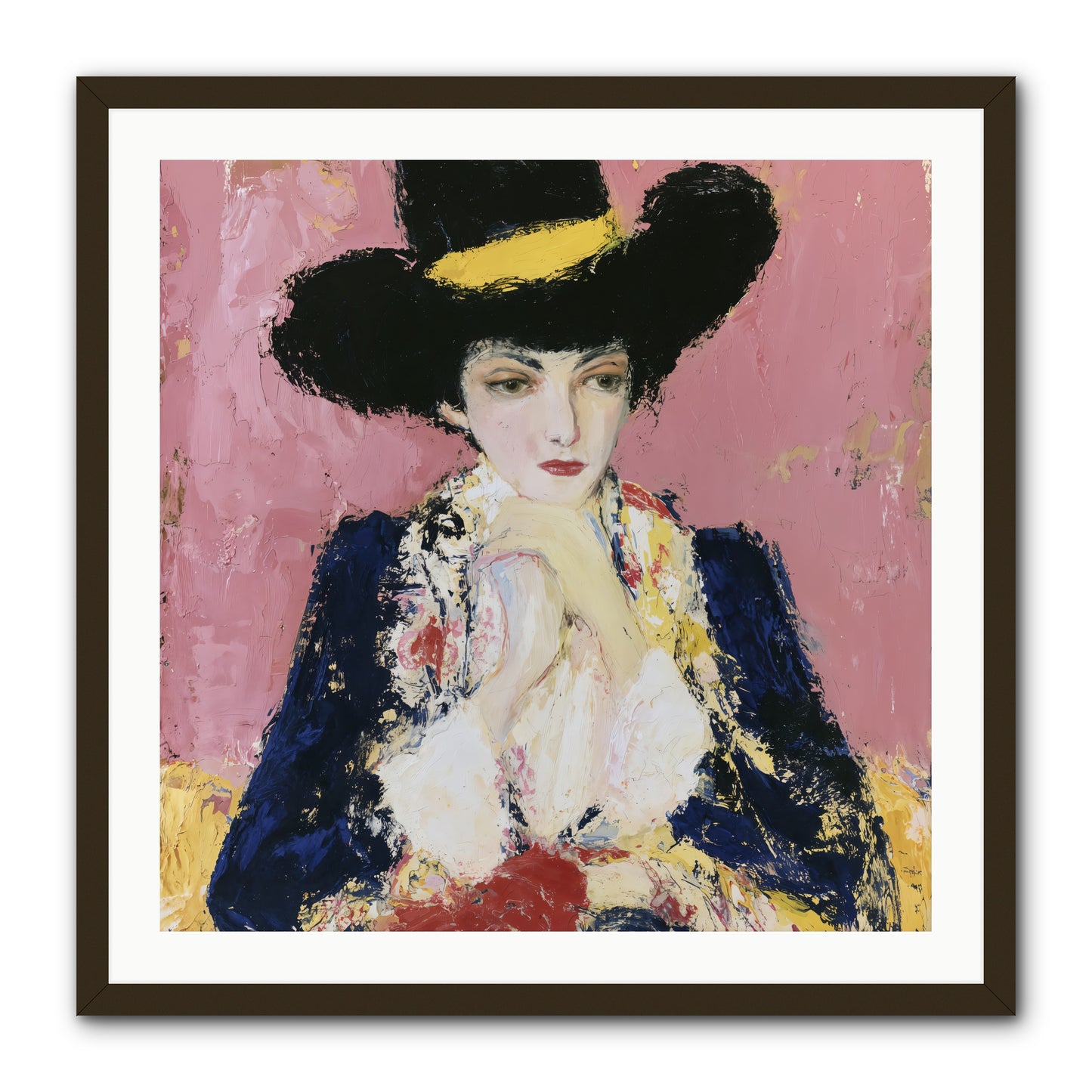 Faith Restored -- Framed Print - Black 30x30
