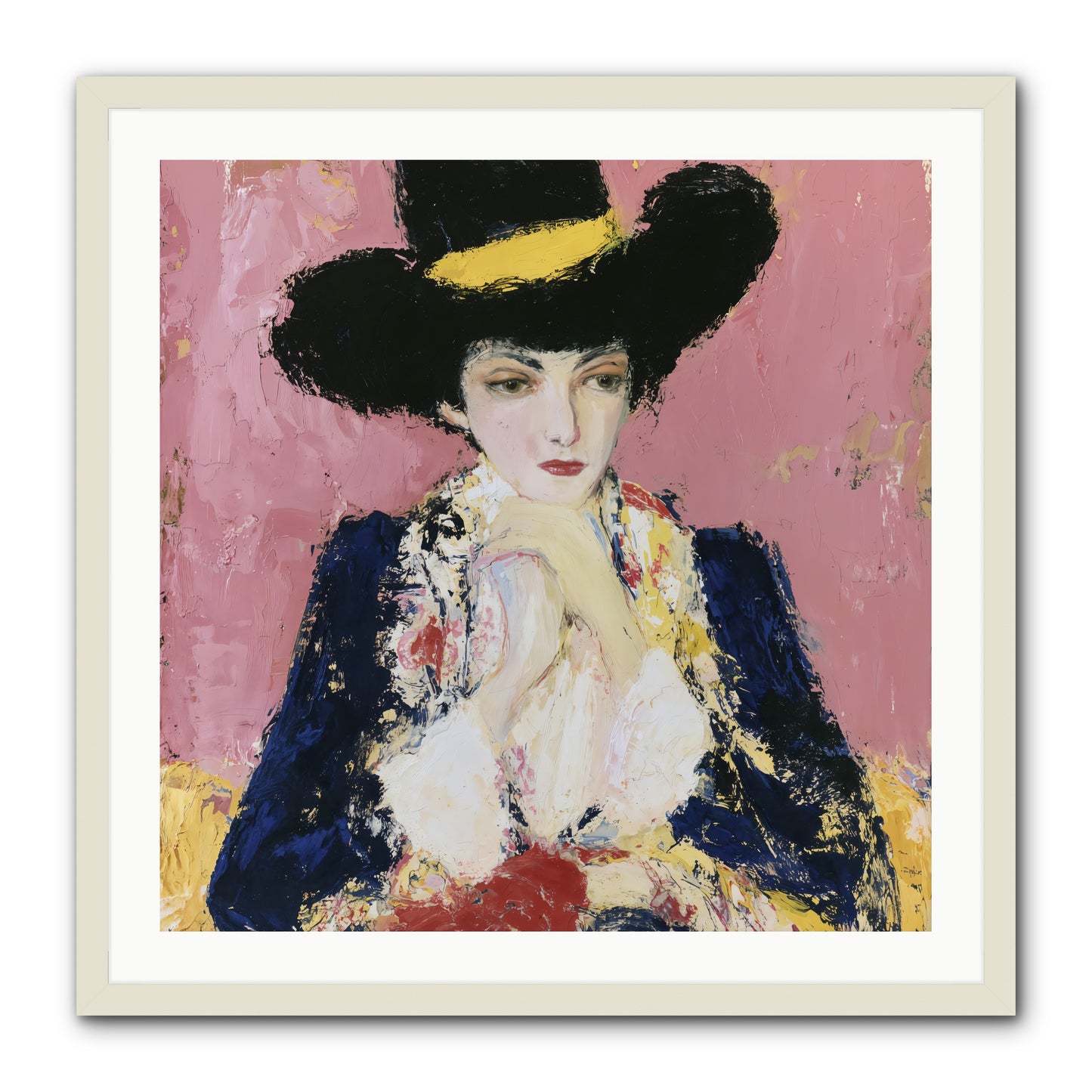Faith Restored -- Framed Print - White 30x30
