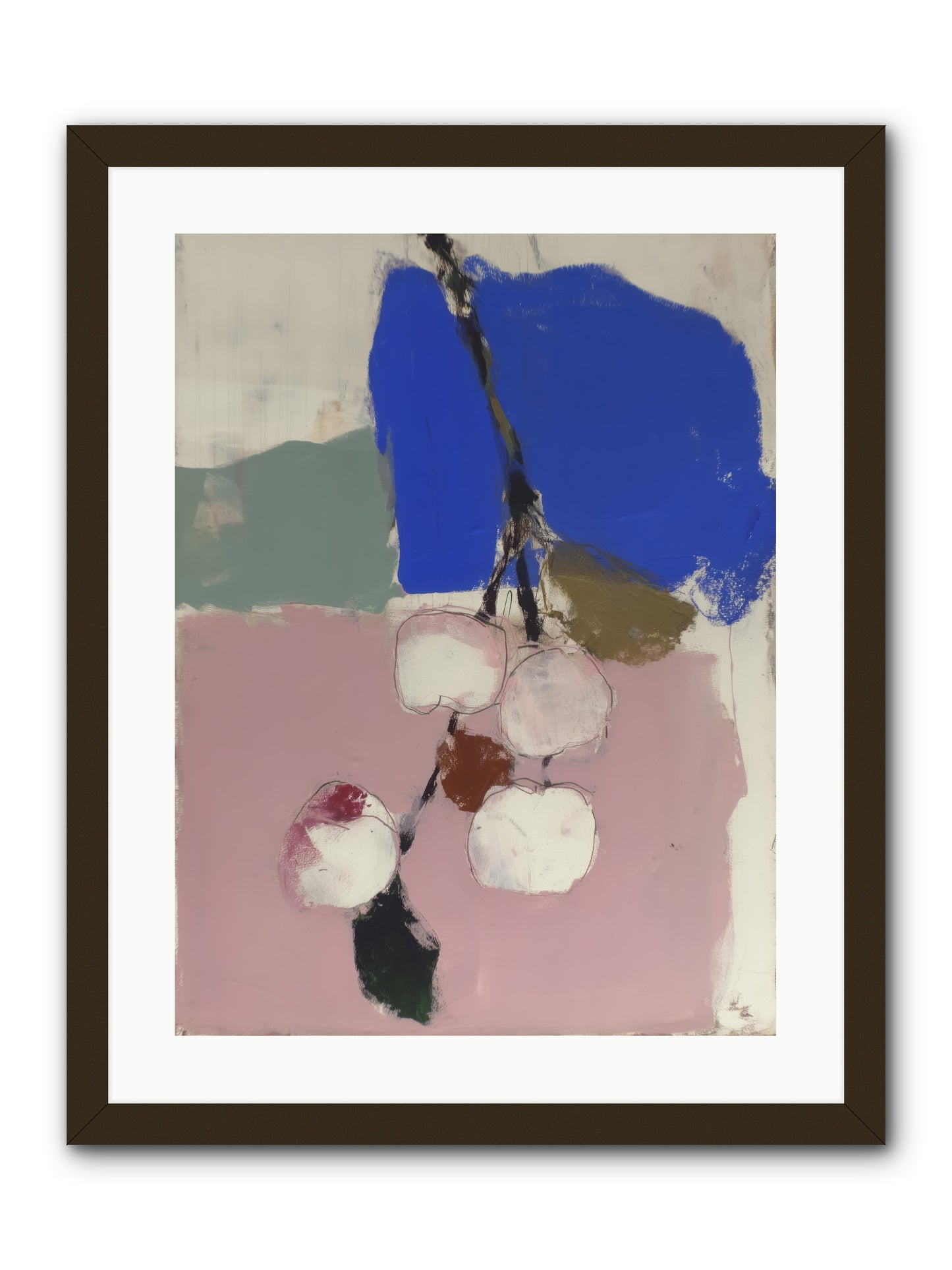 Fallow Orchard -- Framed Print - Black 18x24