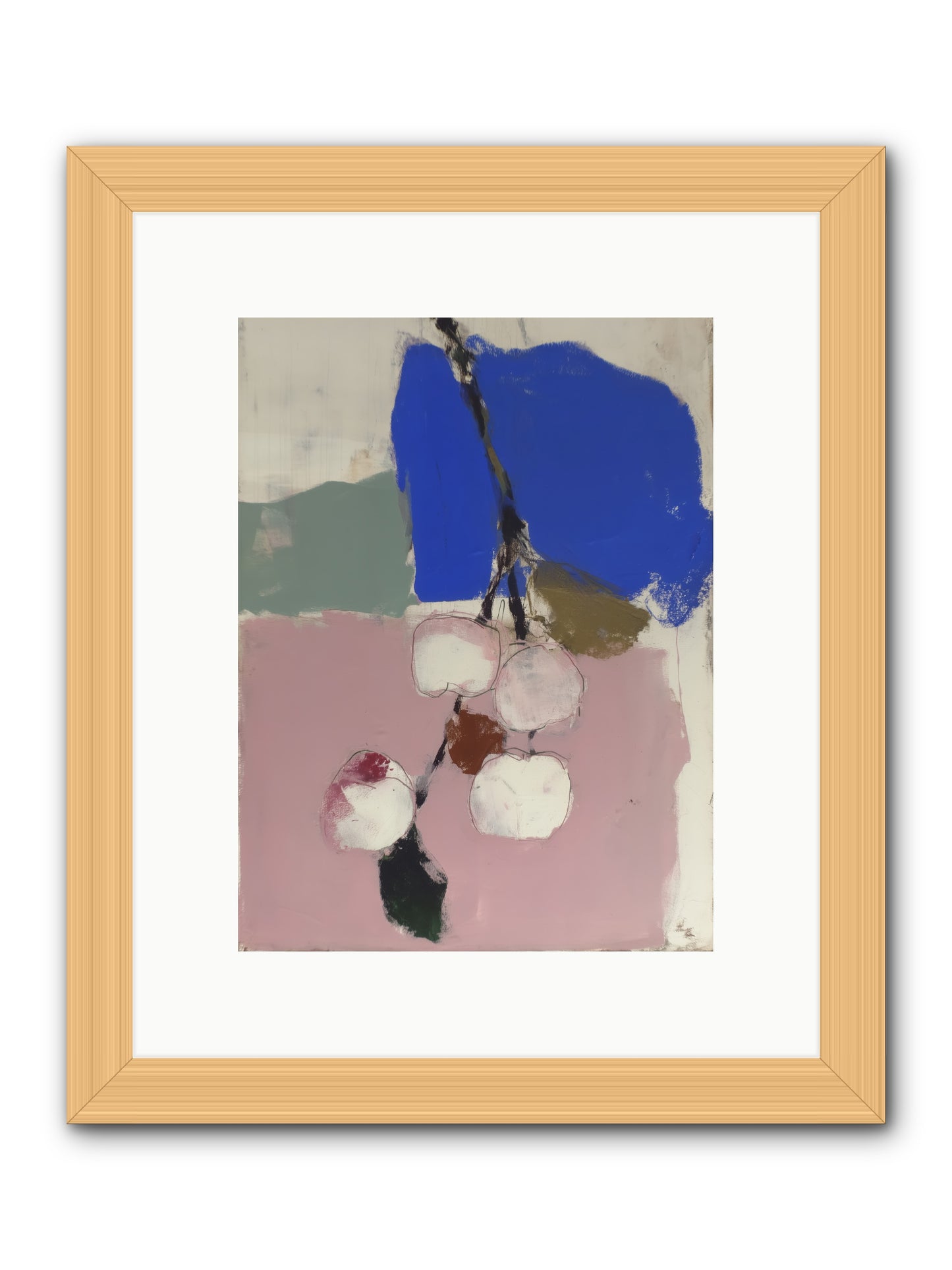 Fallow Orchard -- Framed Print - Natural 9x12