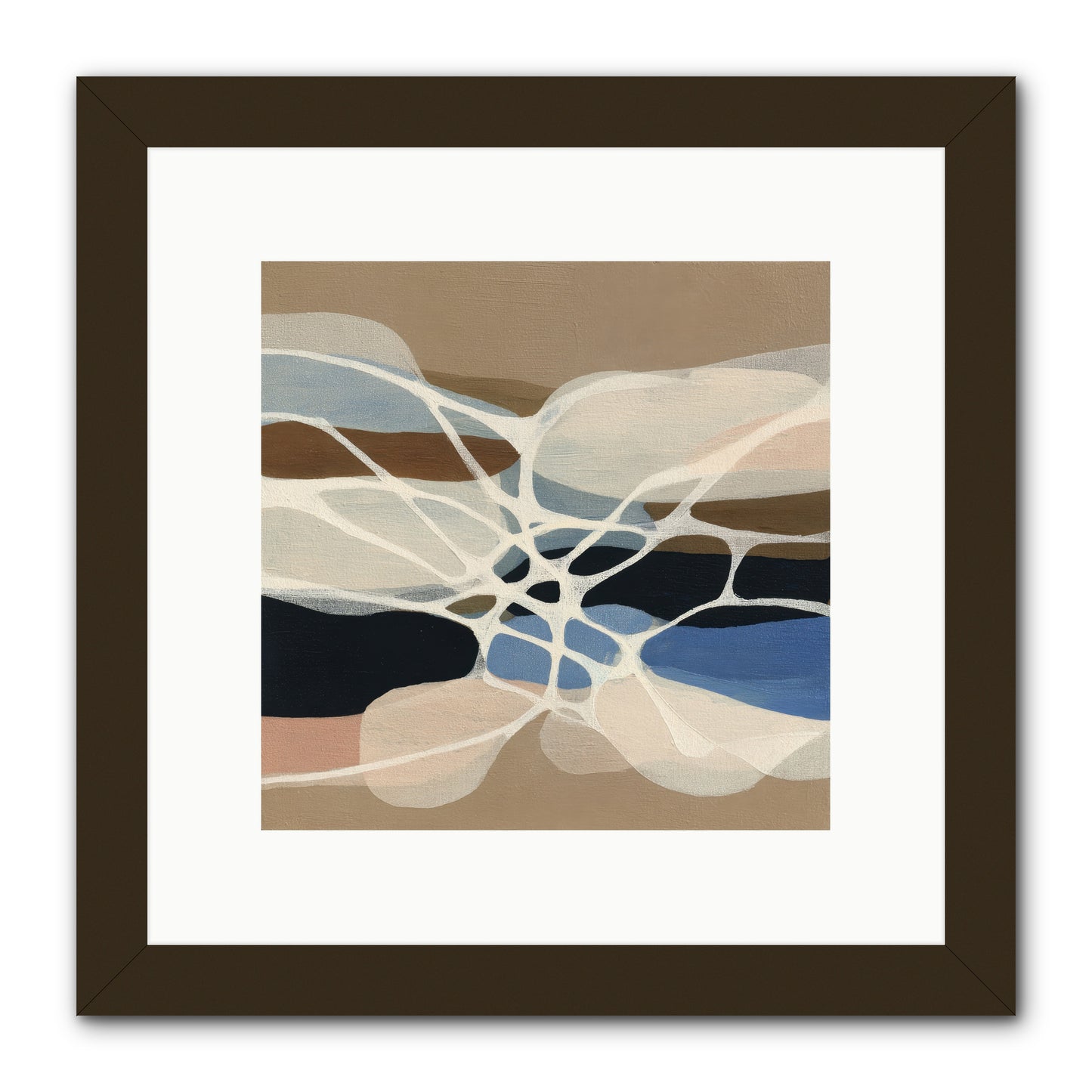 Fallow Reach -- Framed Print - Black 10x10
