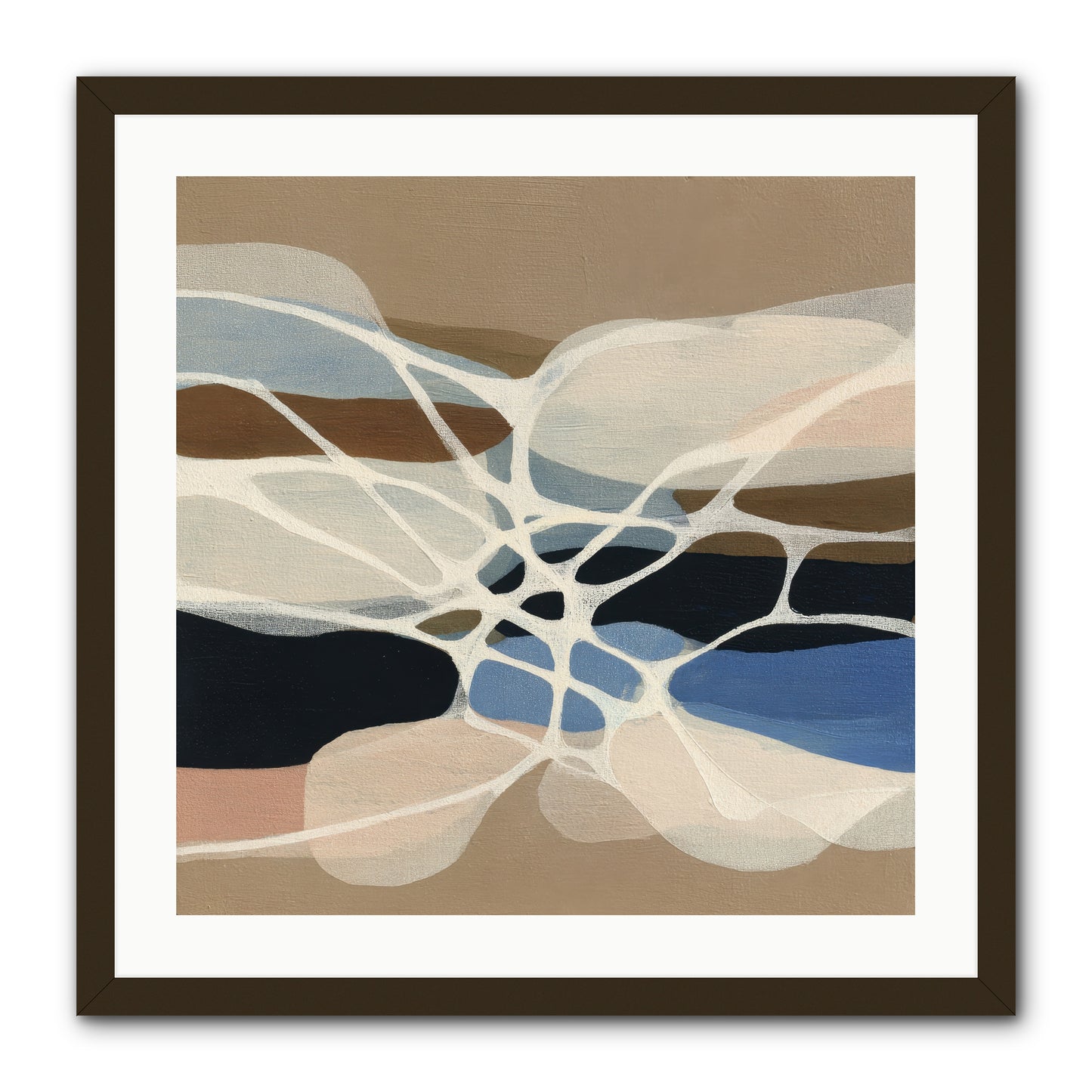 Fallow Reach -- Framed Print - Black 24x24