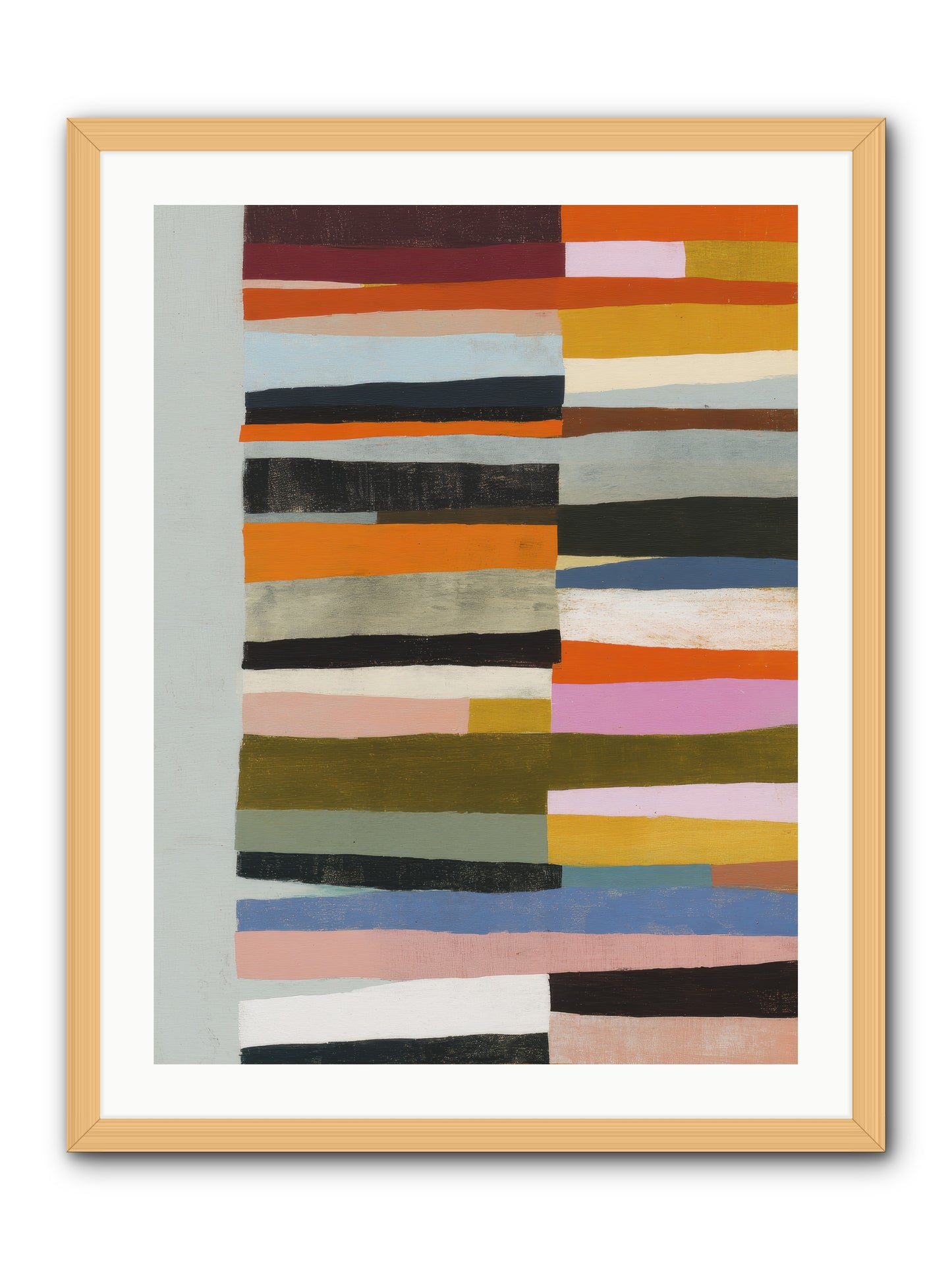 Fallowbind Verge -- Framed Print - Natural 24x32