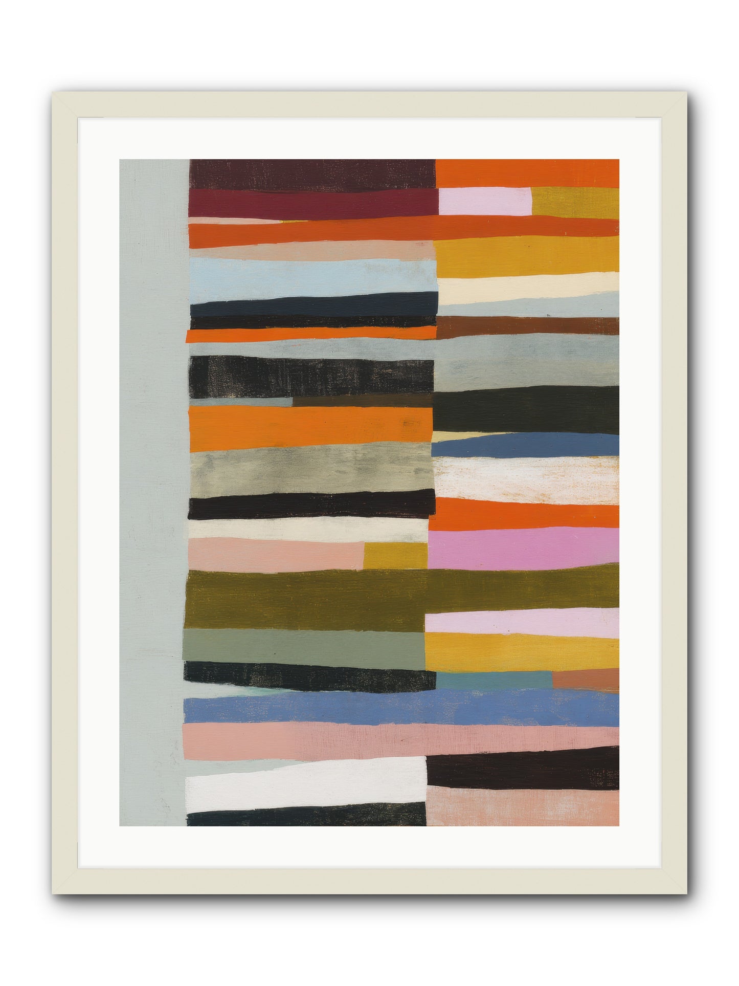 Fallowbind Verge -- Framed Print - White 24x32