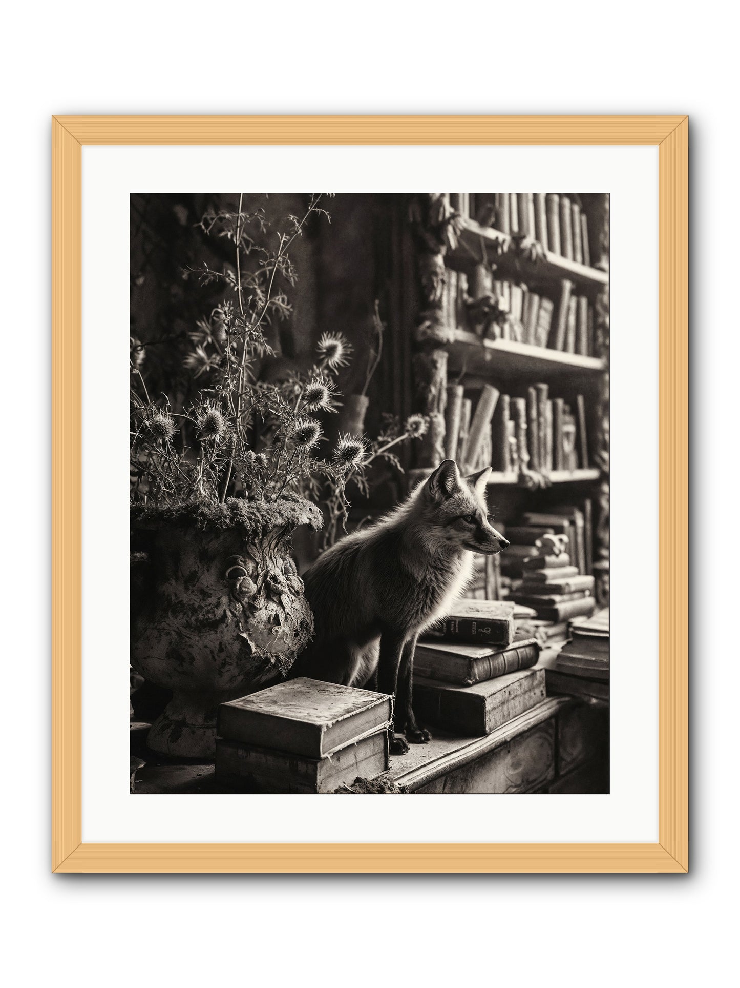 Fare Thee Well -- Framed Print - Natural 20x25