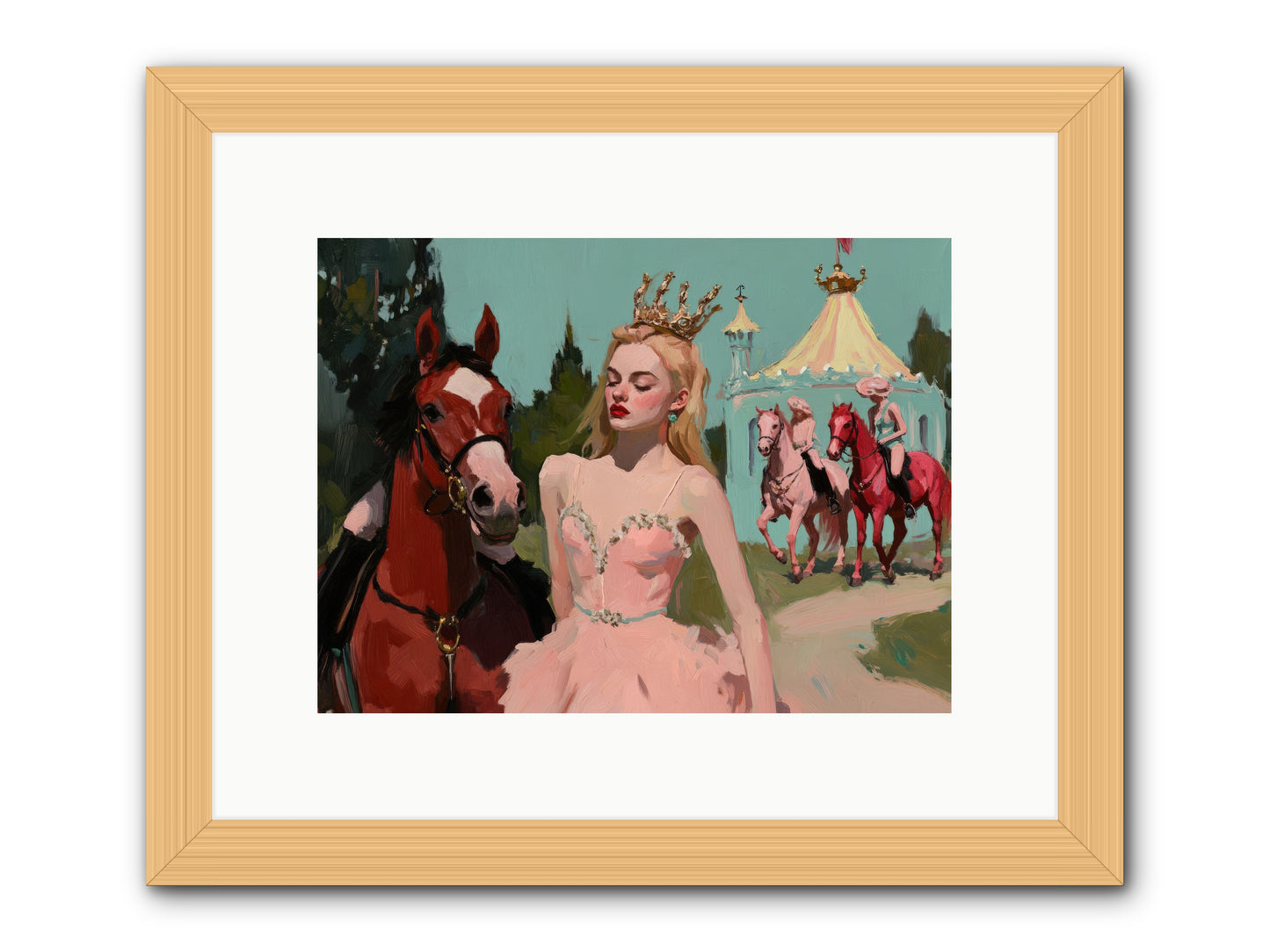 Farewell to Sequined DreamsREZ -- Framed Print - Natural 12x9