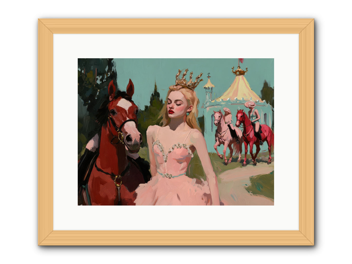 Farewell to Sequined DreamsREZ -- Framed Print - Natural 16x12