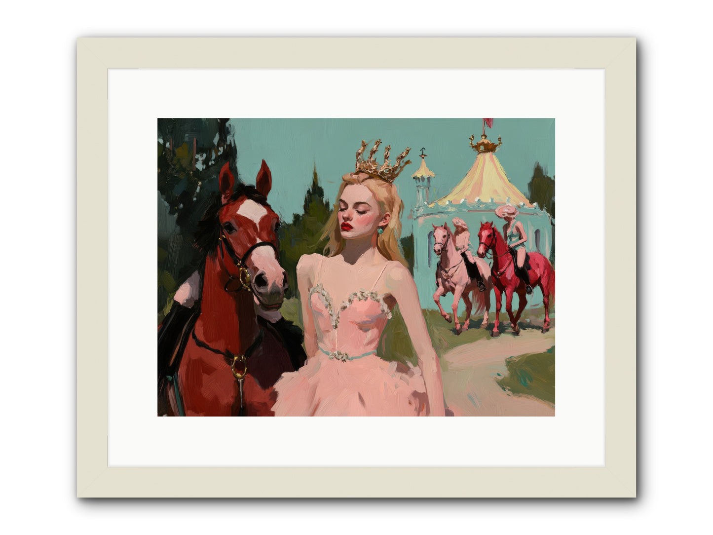 Farewell to Sequined DreamsREZ -- Framed Print - White 16x12