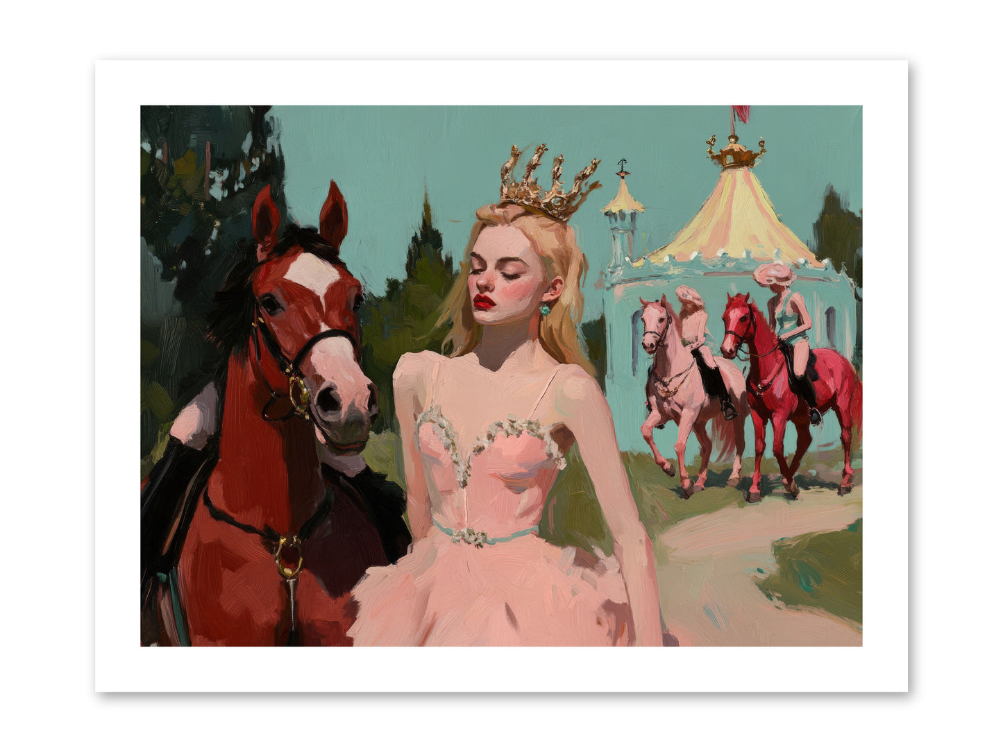 Farewell to Sequined DreamsREZ -- Loose Canvas Print 16x12