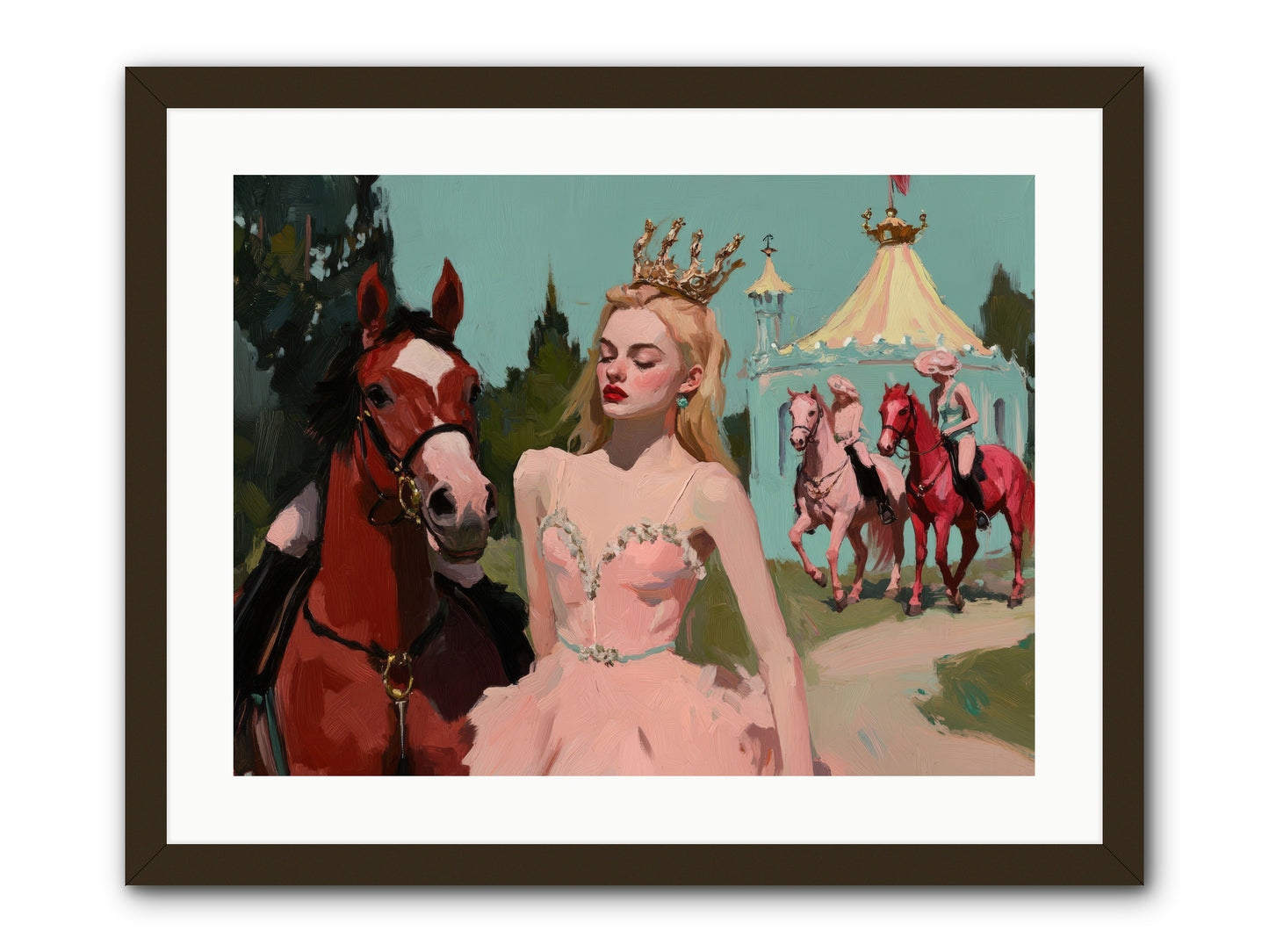 Farewell to Sequined DreamsREZ -- Framed Print - Black 24x18