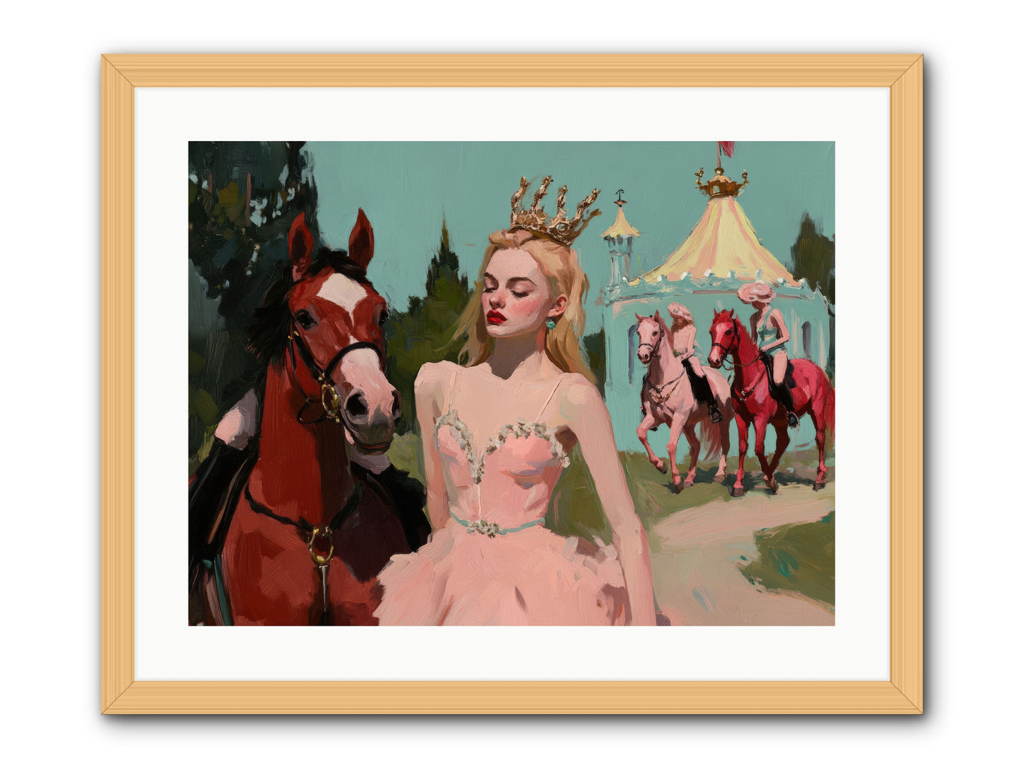 Farewell to Sequined DreamsREZ -- Framed Print - Natural 24x18