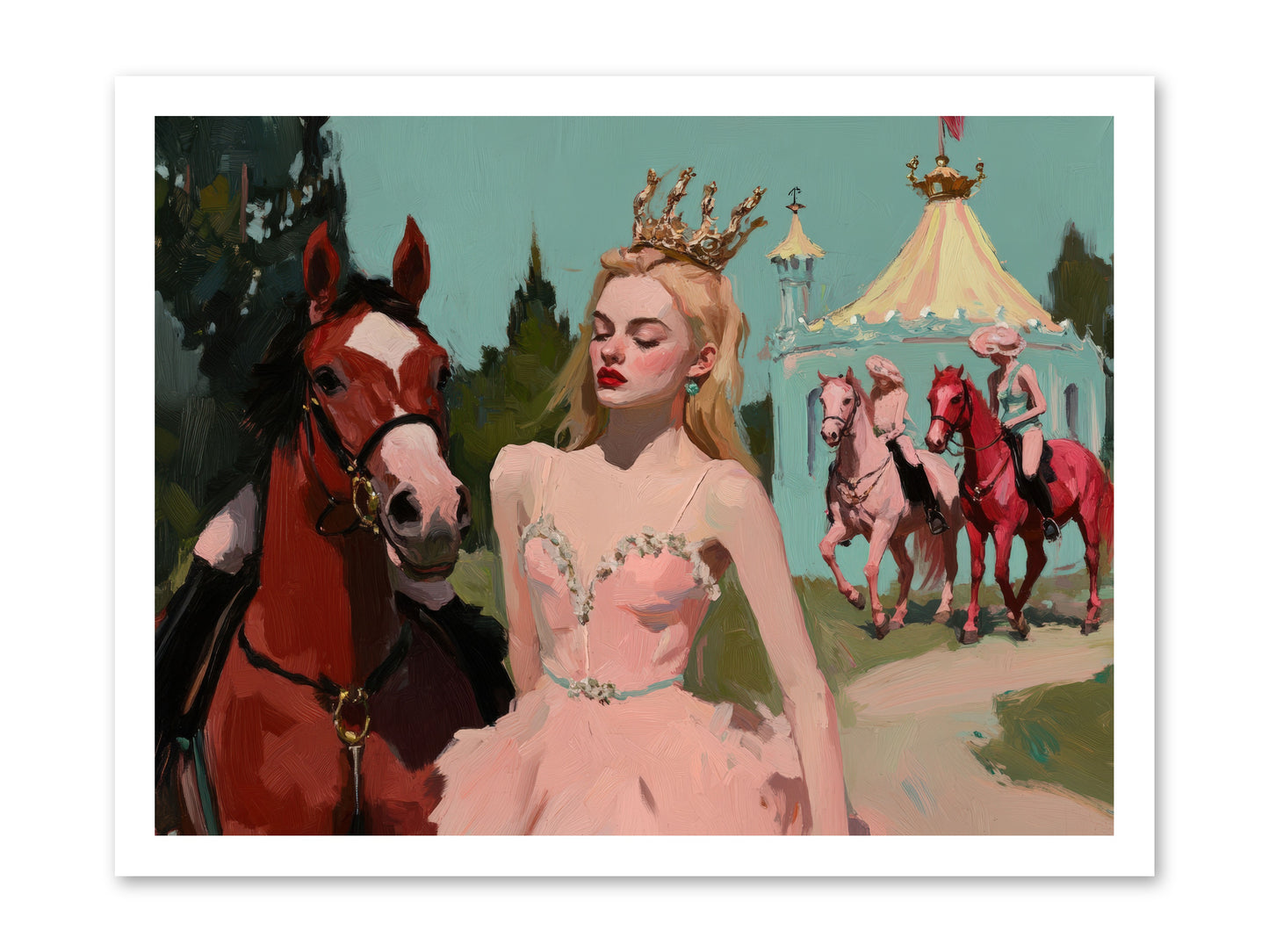 Farewell to Sequined DreamsREZ -- Loose Canvas Print 24x18