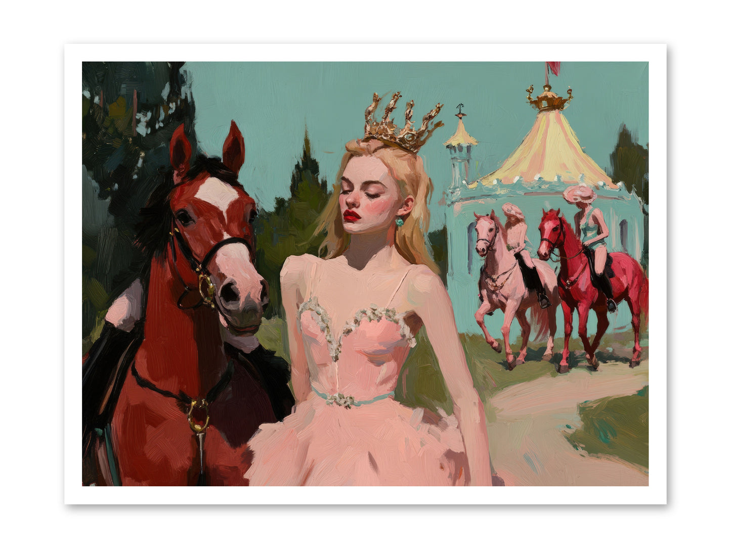 Farewell to Sequined DreamsREZ -- Loose Canvas Print 32x24