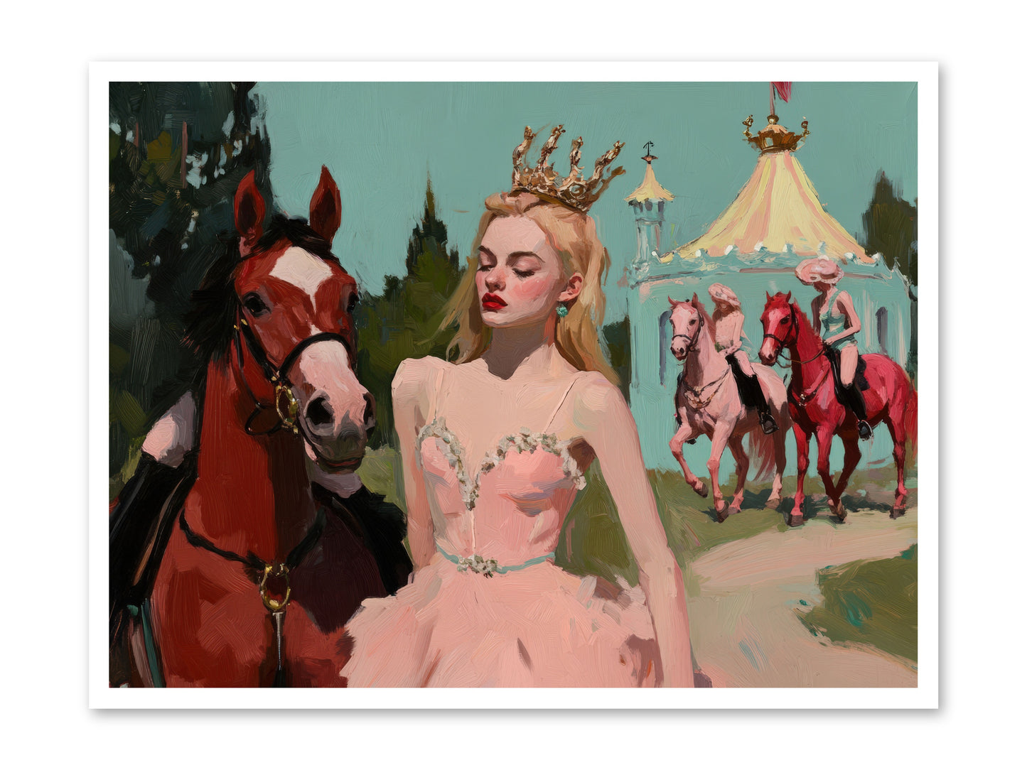 Farewell to Sequined DreamsREZ -- Loose Canvas Print 40x30
